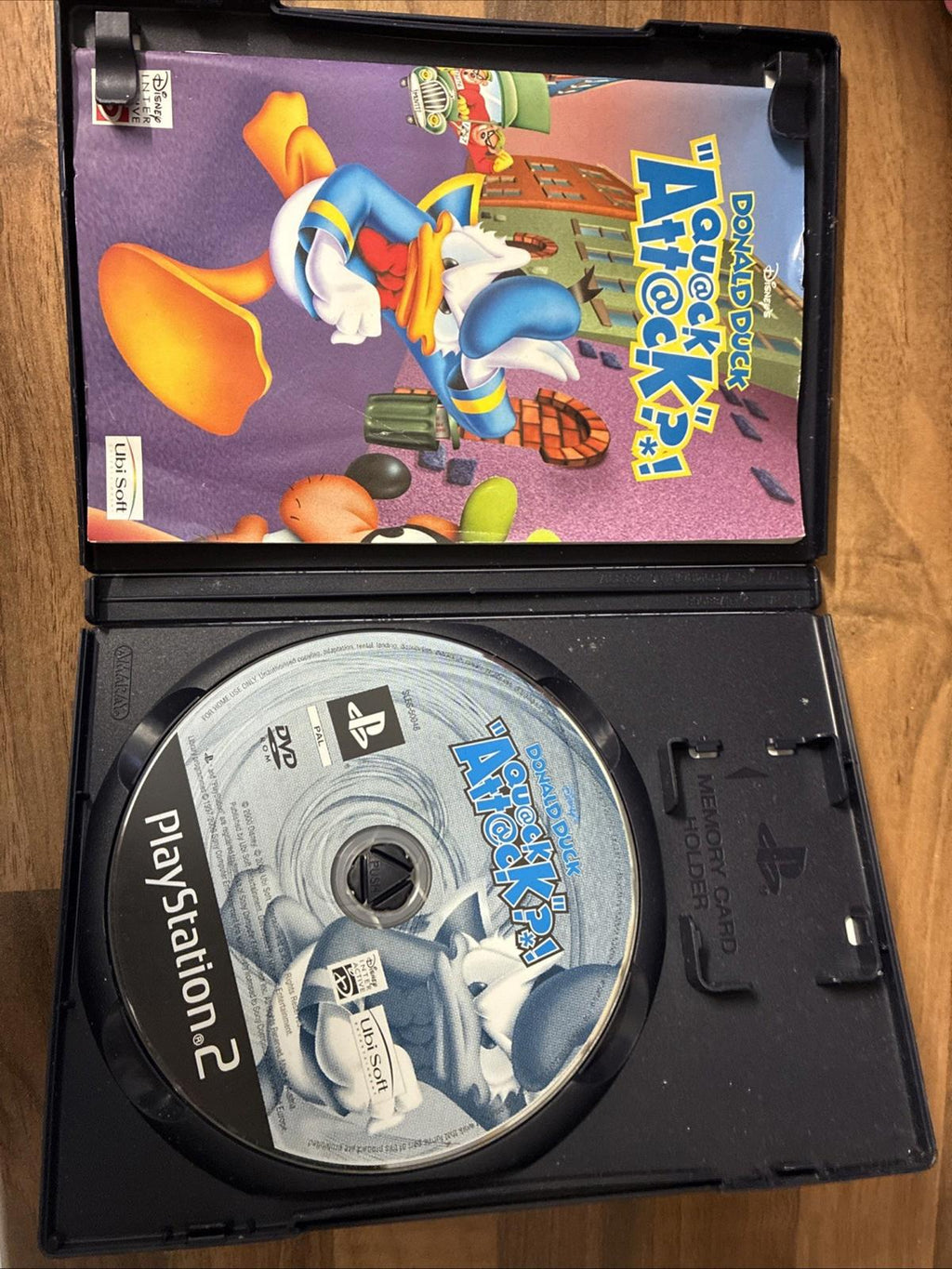 Donald Duck - Quack Attack (Sony PlayStation 2, 2000) Complete With Manual