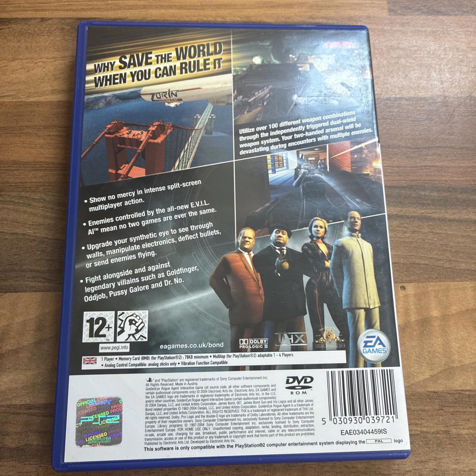 GoldenEye: Rogue Agent (Sony PlayStation 2, 2004) - mint condition