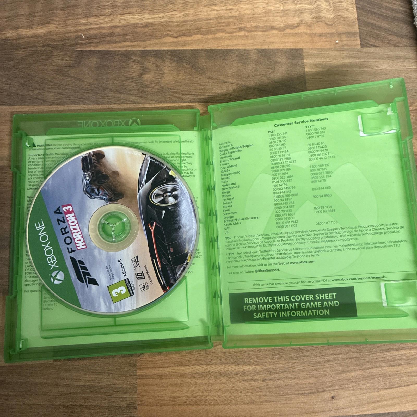 Forza: Horizon 3 (Microsoft Xbox One, 2016)