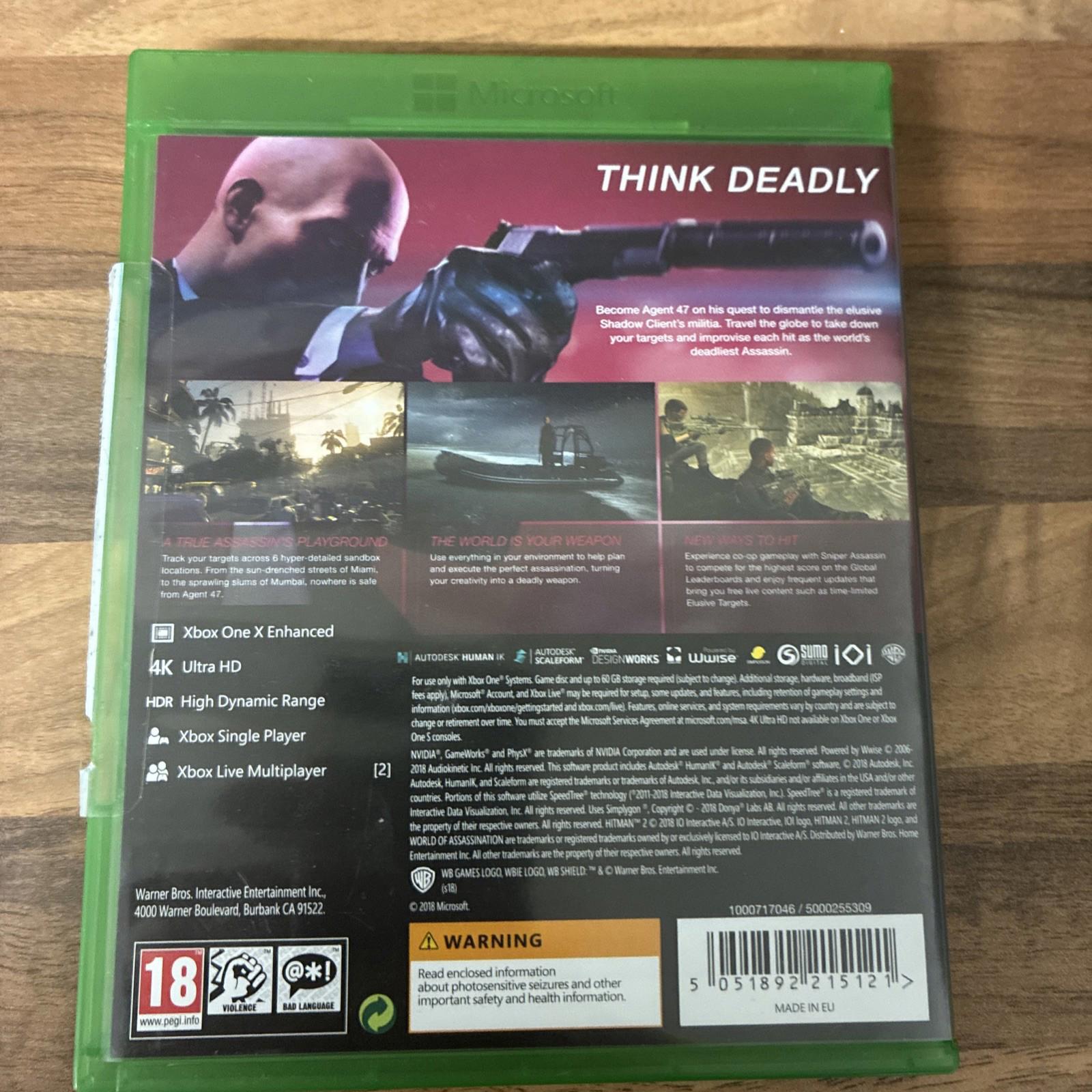 Hitman 2 (Xbox One, 2018)