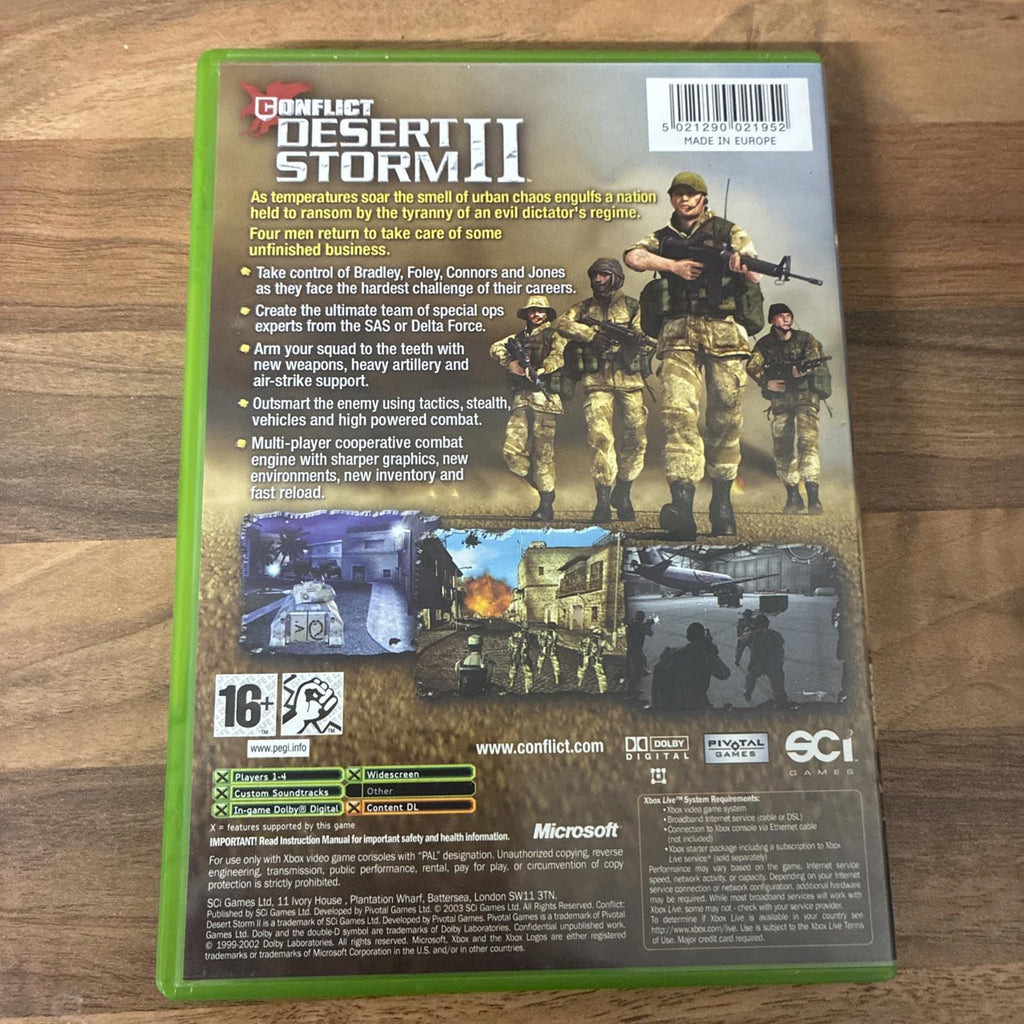 Conflict: Desert Storm II (Xbox) PEGI 16+ Combat Game: Infantry MINT