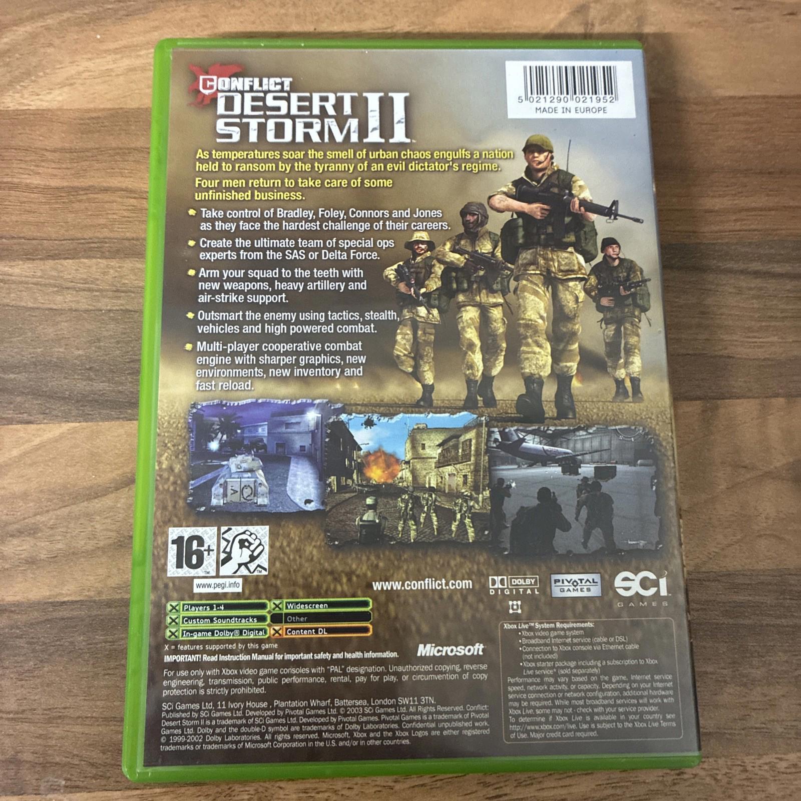 Conflict: Desert Storm II (Xbox) PEGI 16+ Combat Game: Infantry MINT
