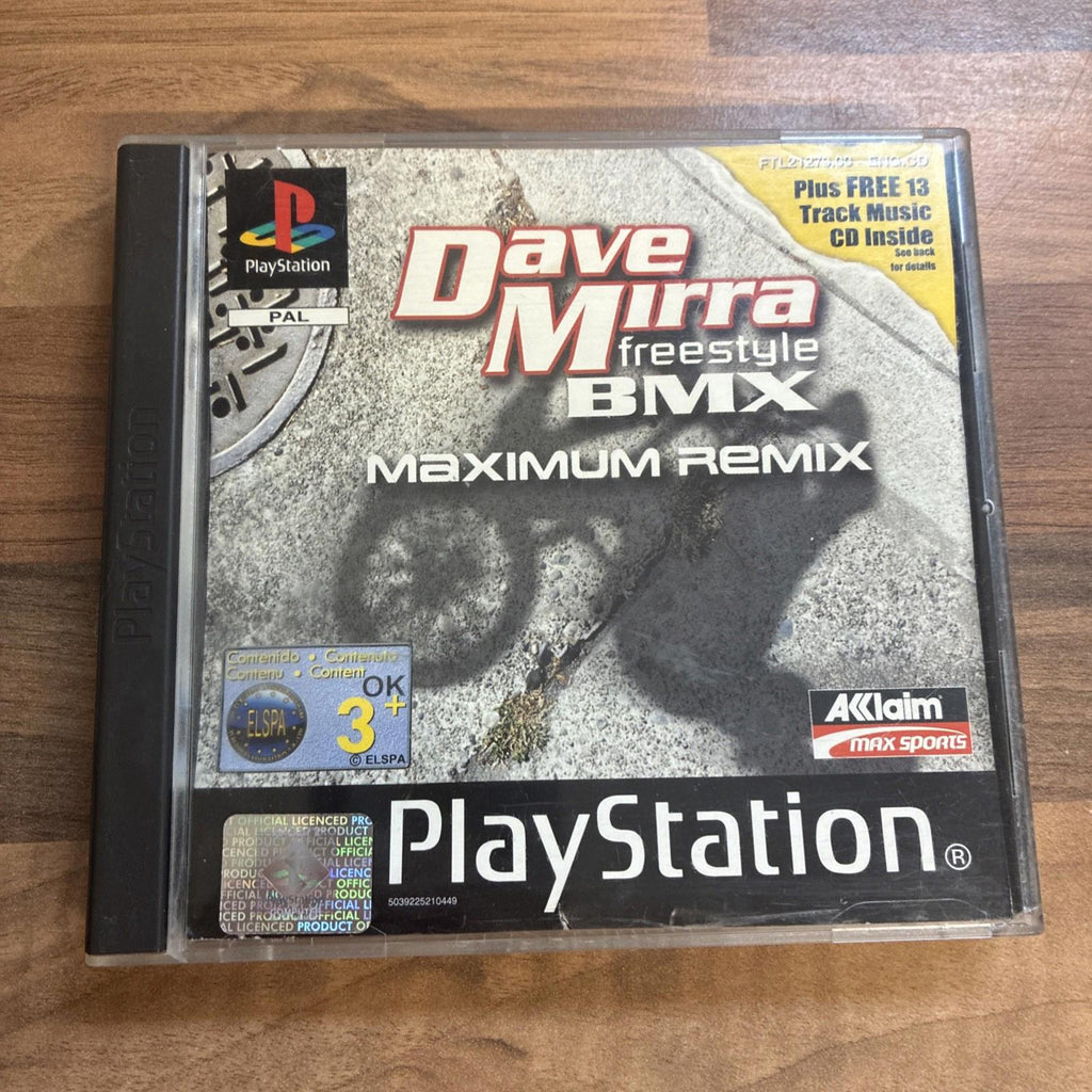 Dave Mirra Freestyle BMX: Remix | PlayStation PS1 Black Label - VGC tested
