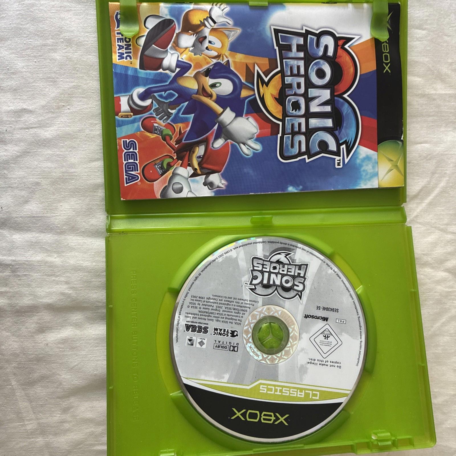 Sonic Heros (Microsoft Xbox, 2004) - Europe Version XBOX Classics Edition