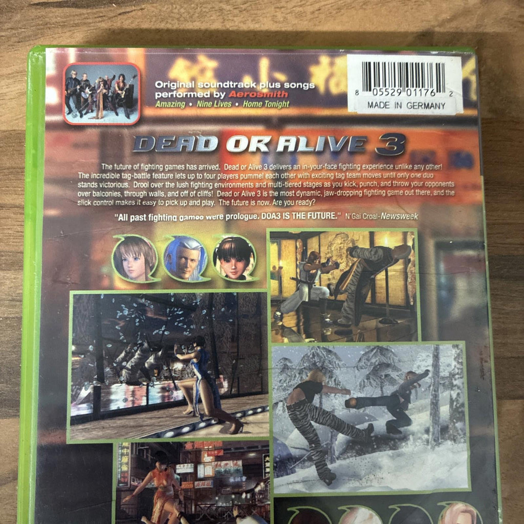 Dead Or Alive 3 - Original Xbox Video Game - With Manual