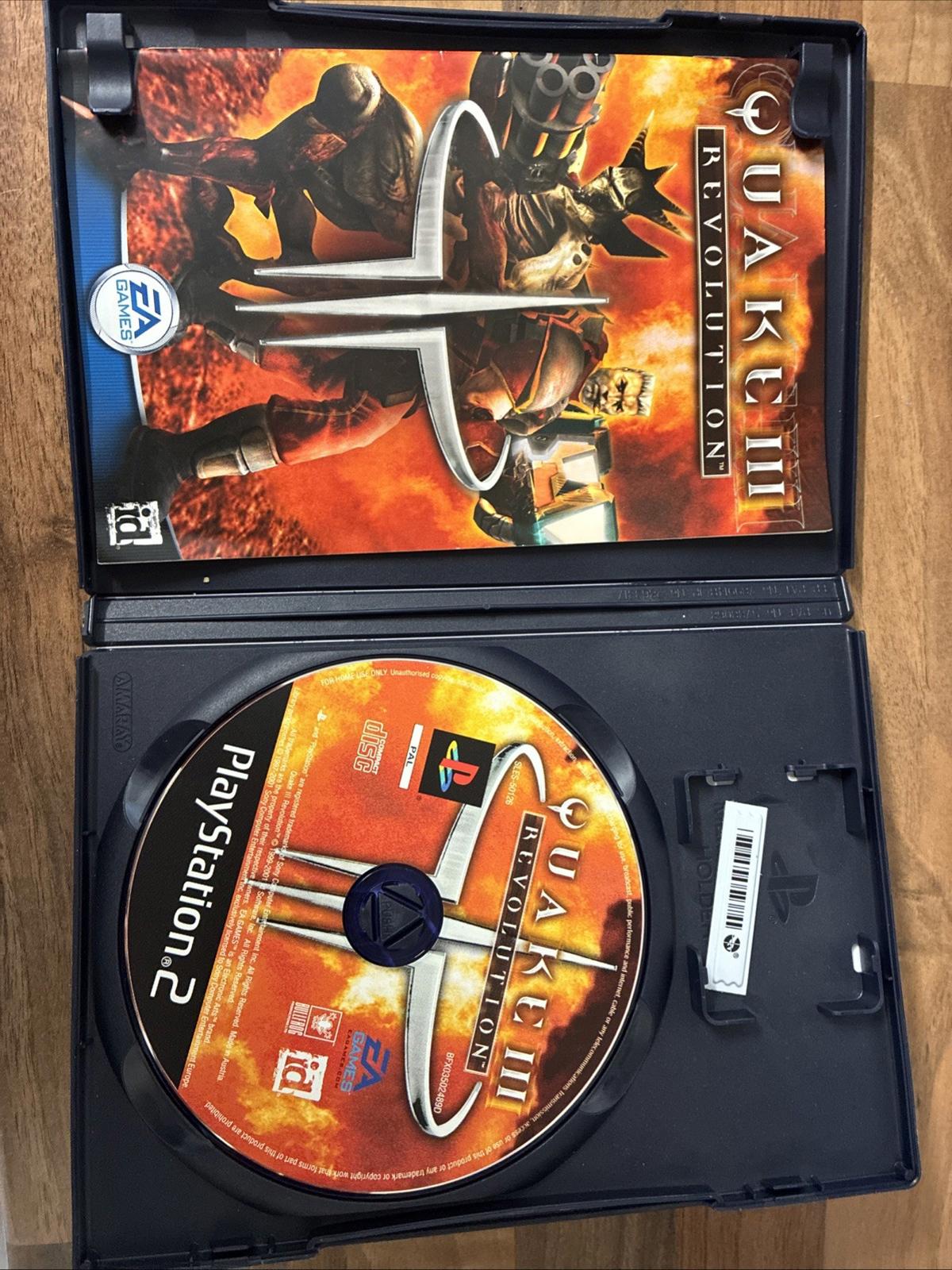 Quake III: Revolution (Sony PlayStation 2, 2001) - European Version Complete