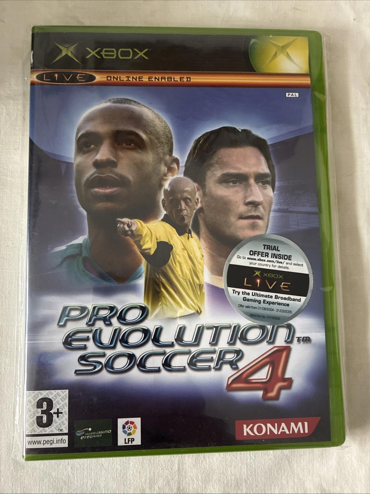 Pro Evolution Soccer 4 (Xbox 2004) With Manual