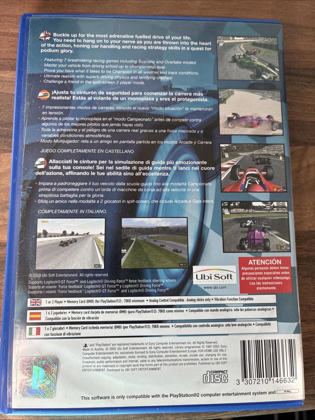 RS3: Racing Simulation Three (Sony PlayStation 2, 2003) - European Version