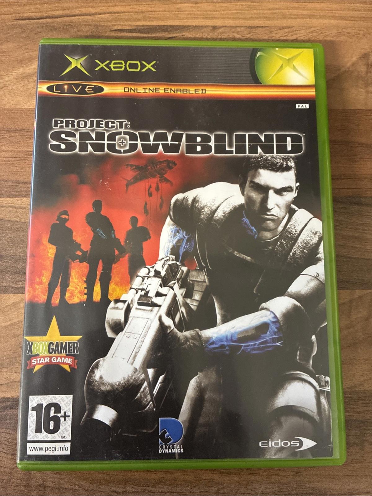 Project Snowblind Xbox UK Pal Includes Manual
