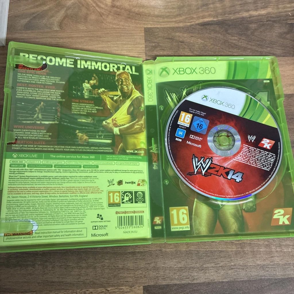 Xbox 360 WWE 2K14 - Wrestling Sim - The Rock Cover - The Streak Mode