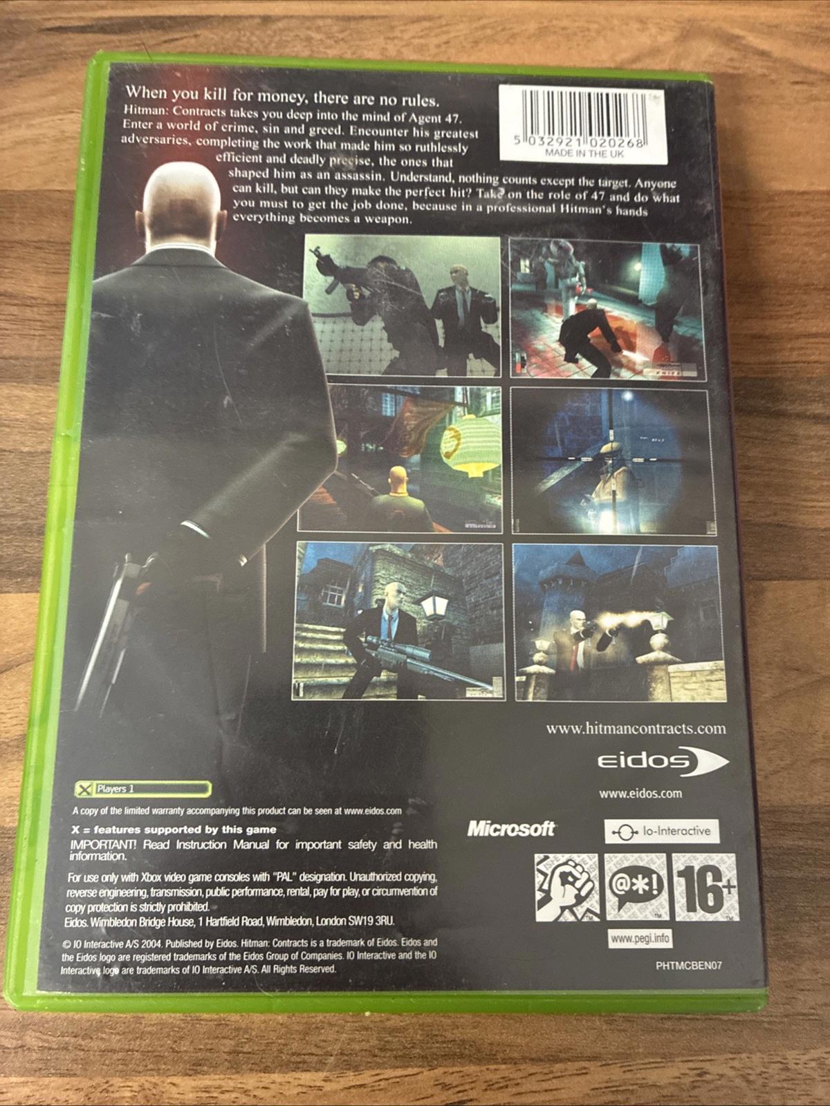 Hitman: Contracts (Xbox) PEGI 16+ Adventure Incredible Value Original Xbox Game
