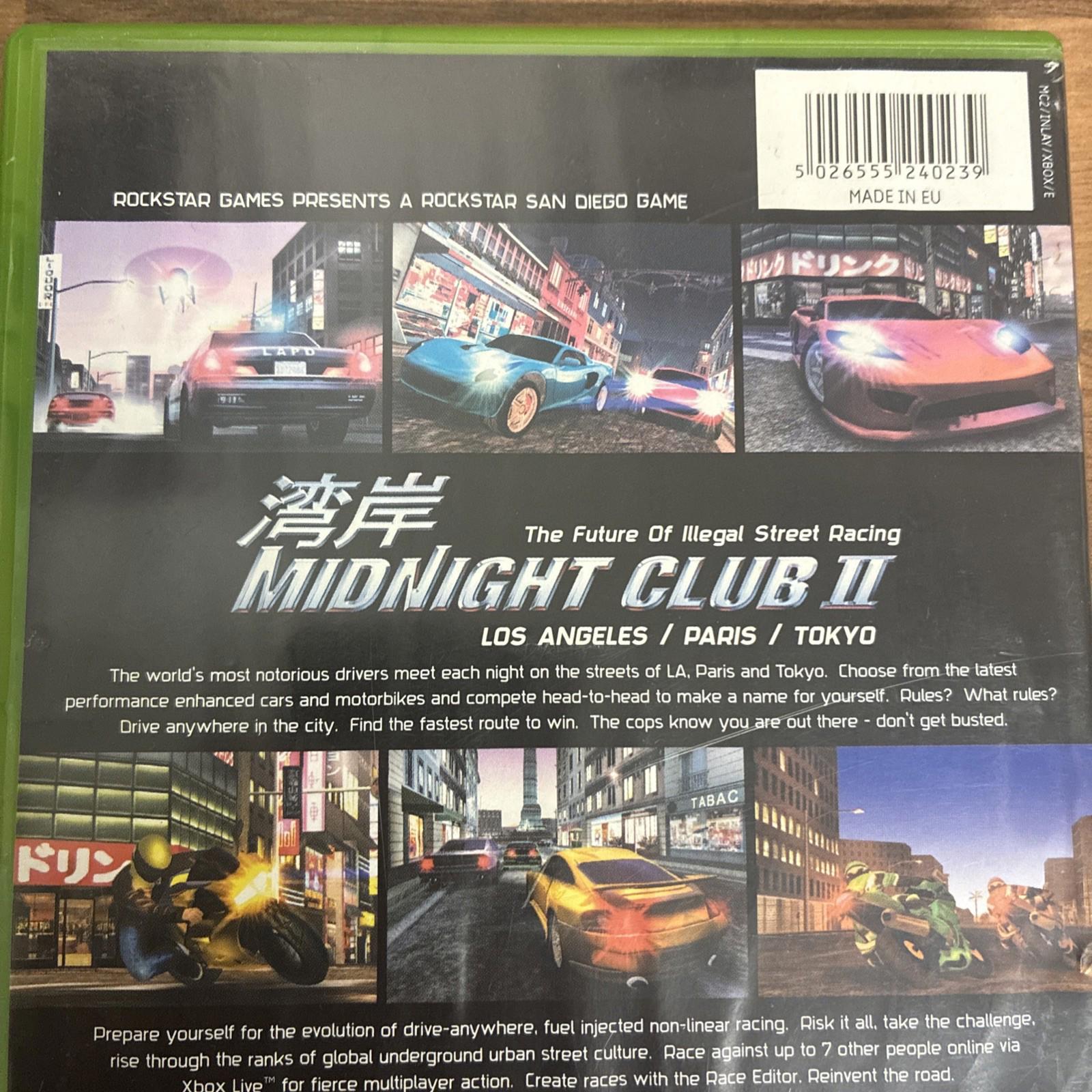 Midnight Club II (Microsoft Xbox, 2003)