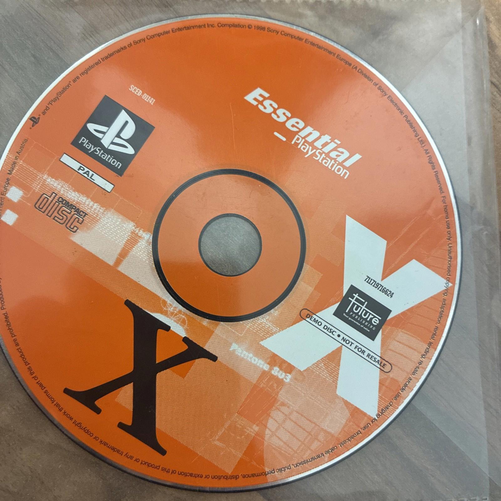PlayStation Magazine Essential PS1 Demo Disc X Disc Only Rare