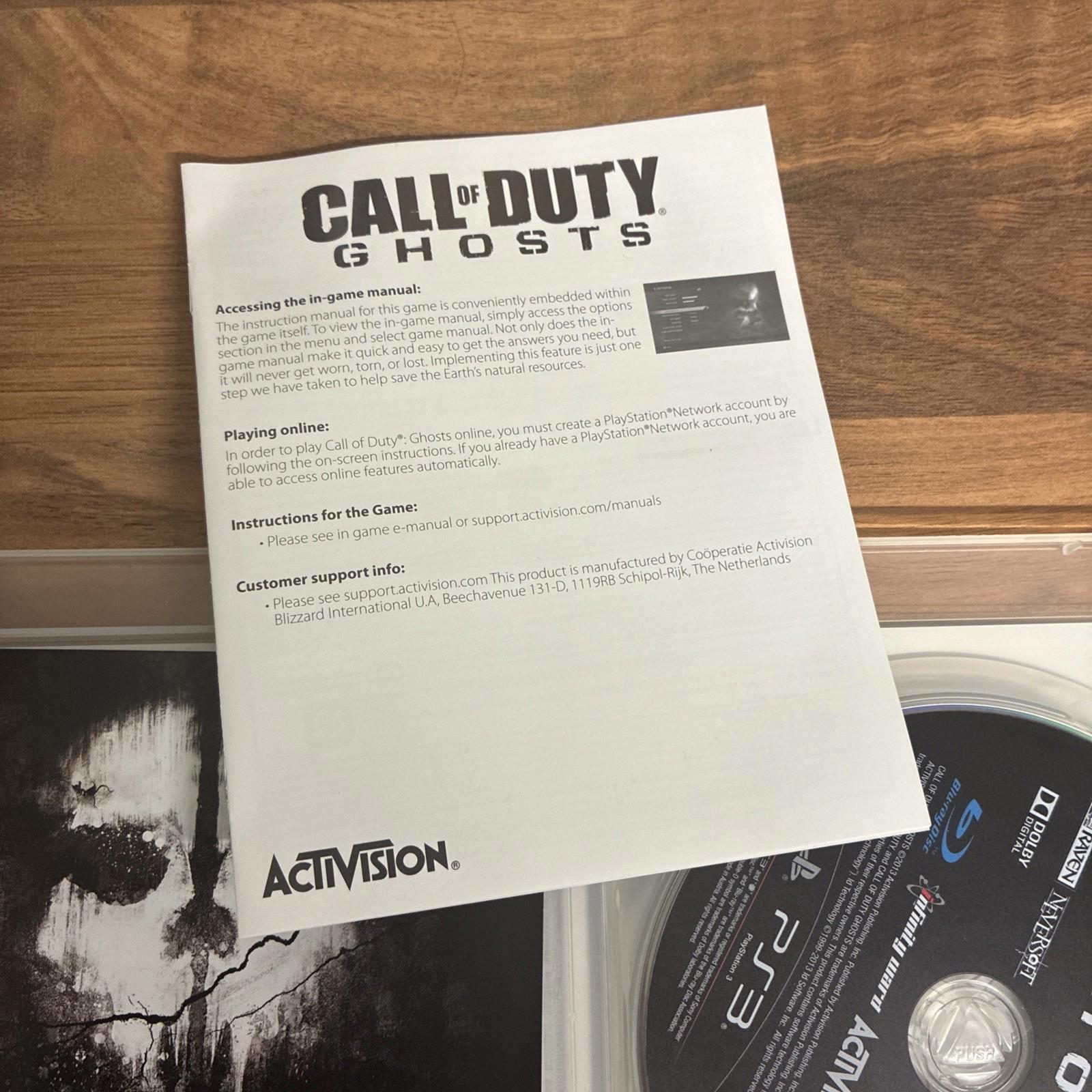 Call of Duty: Ghosts (Sony PlayStation 3, 2013)