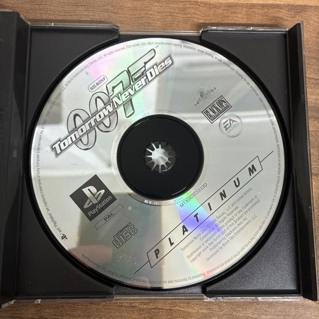 007: Tomorrow Never Dies (Sony PlayStation 1, 1999) - European Version