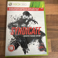 Syndicate Executive Edition XBOX 360 Video Game Original UK Release Mint Cond