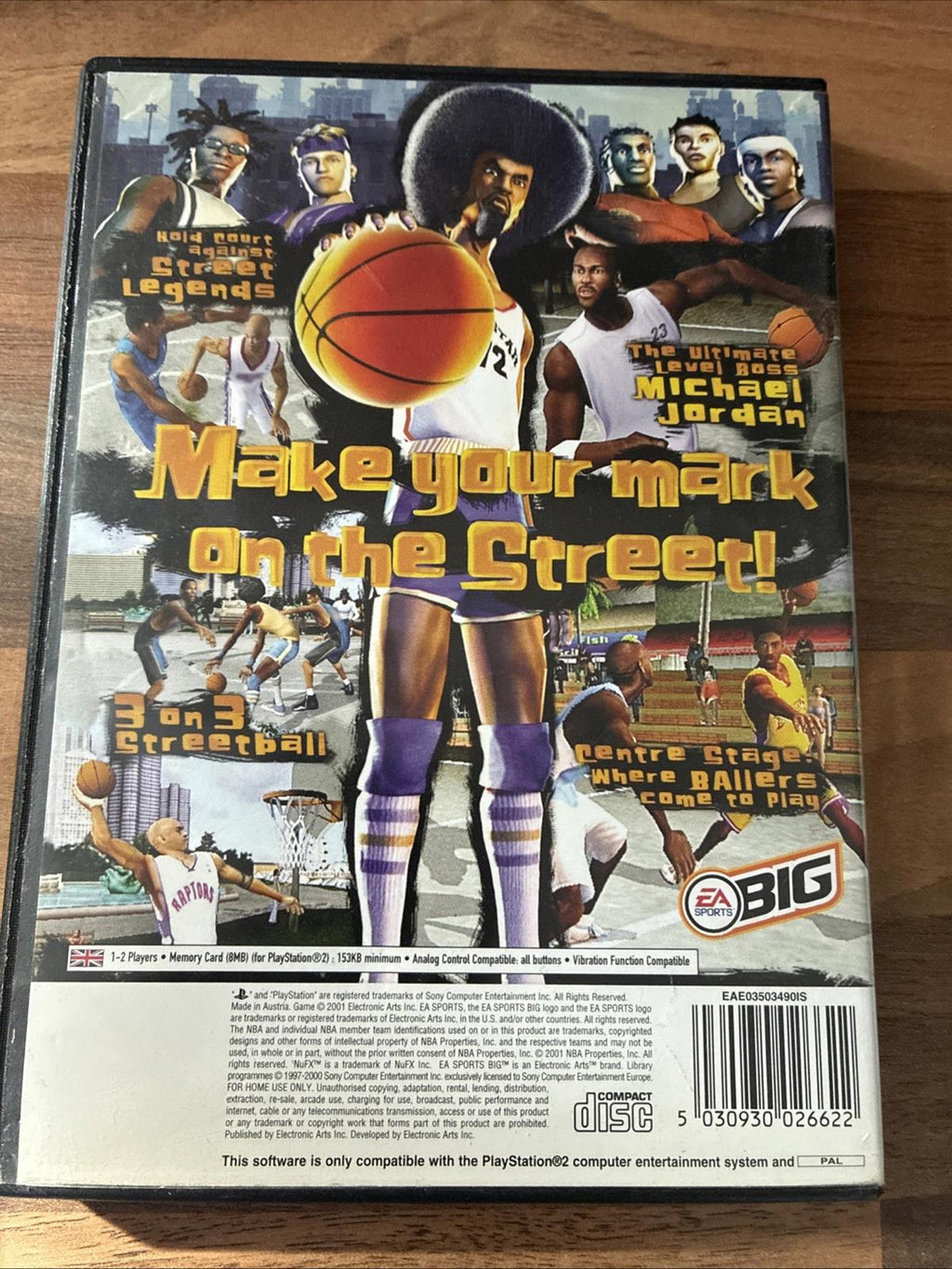 NBA Street PlayStation 2 PS2 Game PAL EA Sports Big Basketball Arcade
