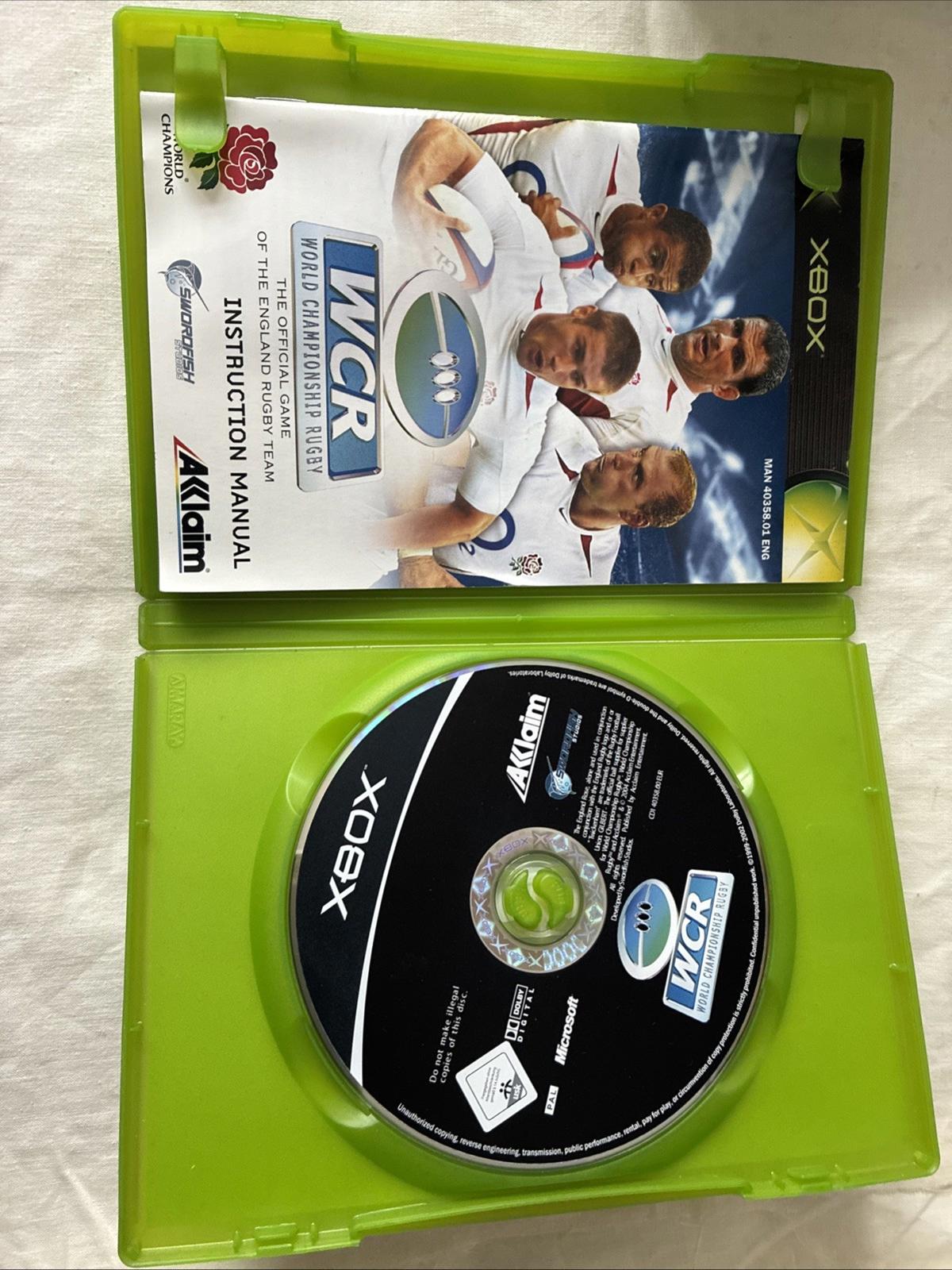 Xbox WCR World Championship Rugby - Complete With Manual