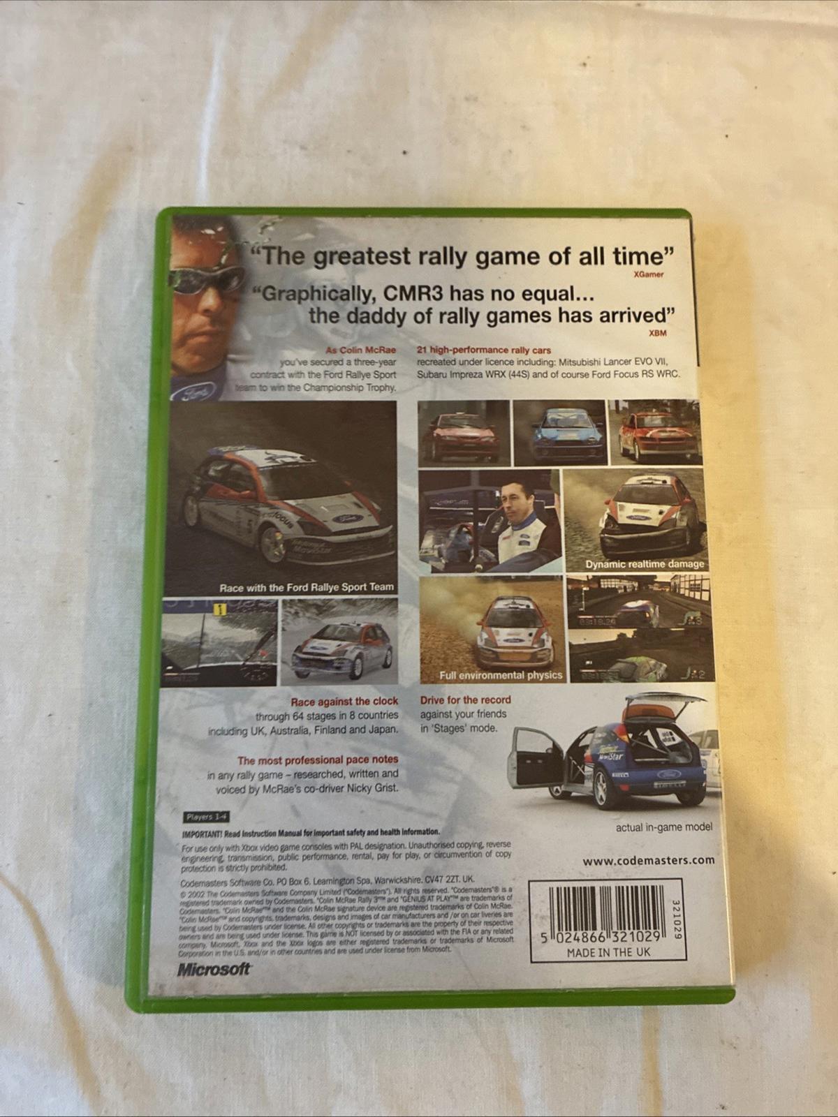 Colin McRae Rally 3 (Microsoft Xbox, 2002) - European Version
