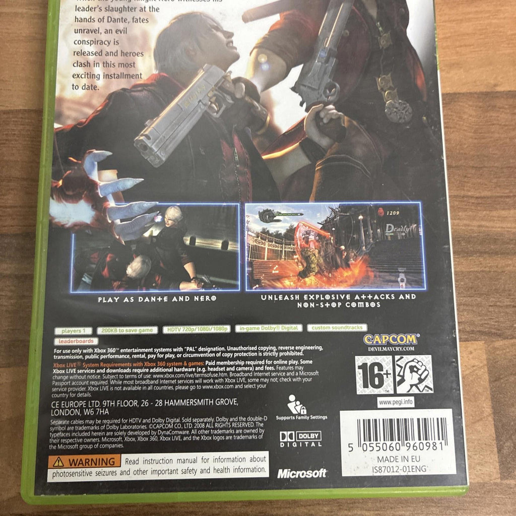 Devil May Cry 4 Xbox 360
