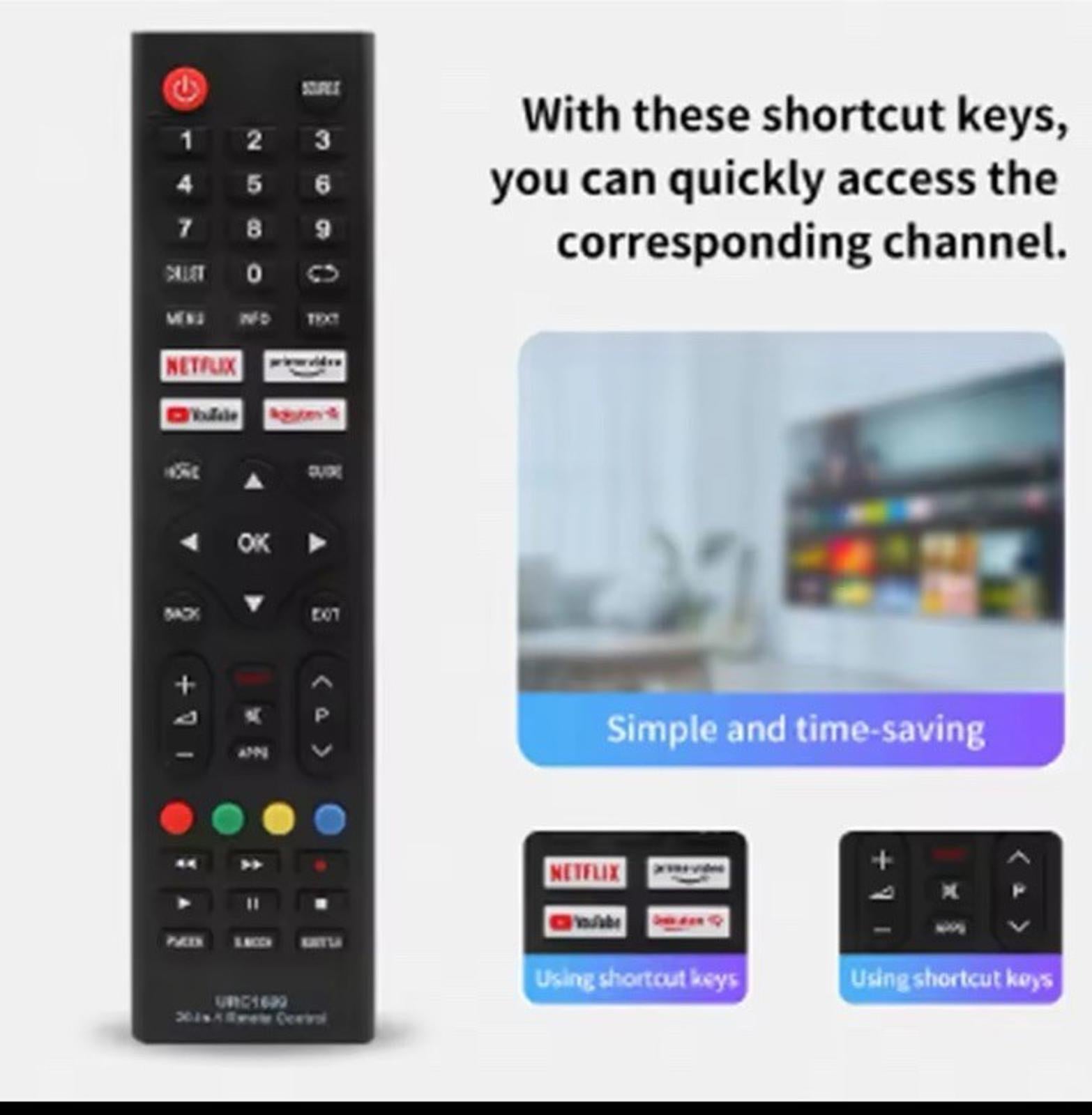 Universal URC 1699 Remote Control For various TV's