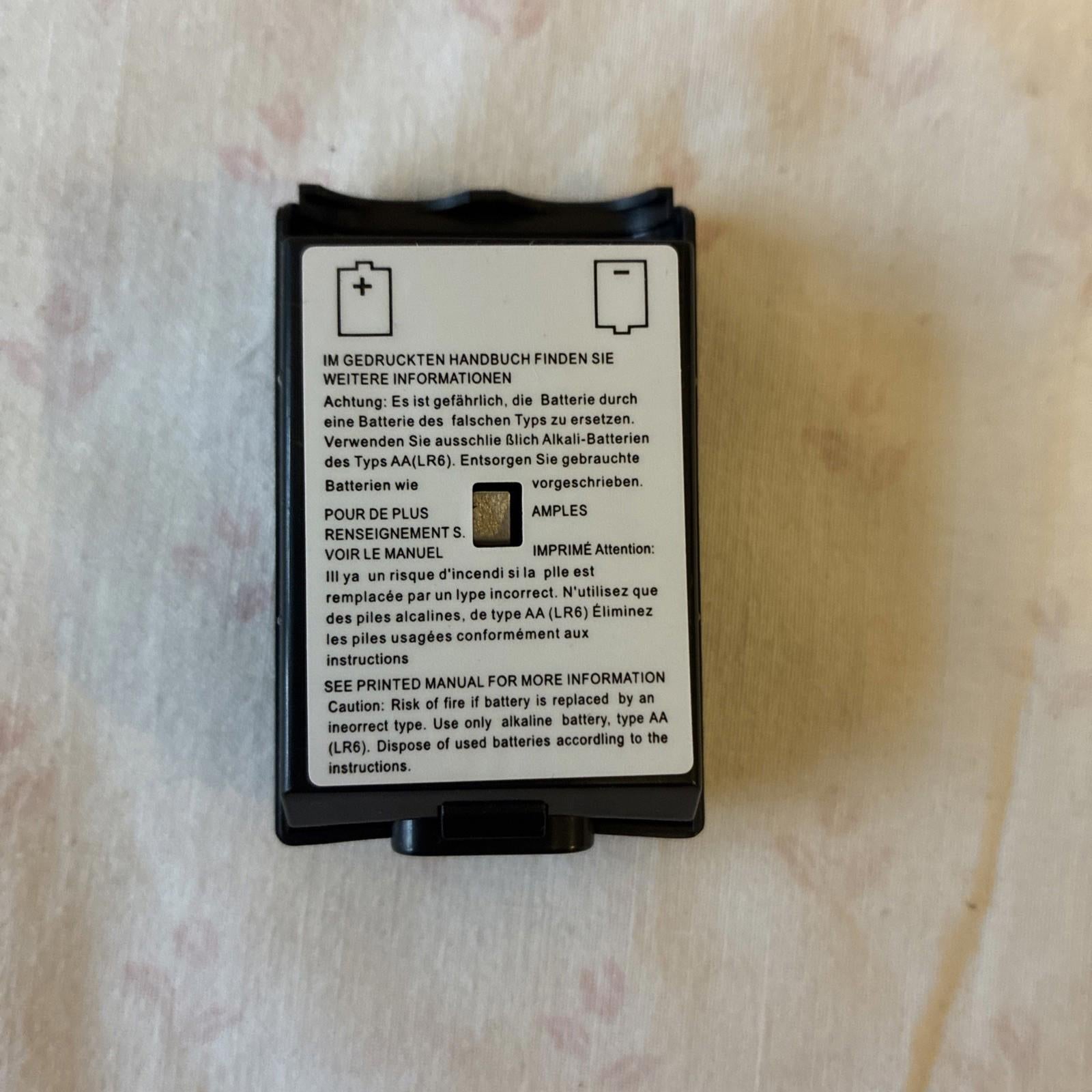 Black Xbox 360 Controller Battery Pack Rear Battery Cover Brand New Item