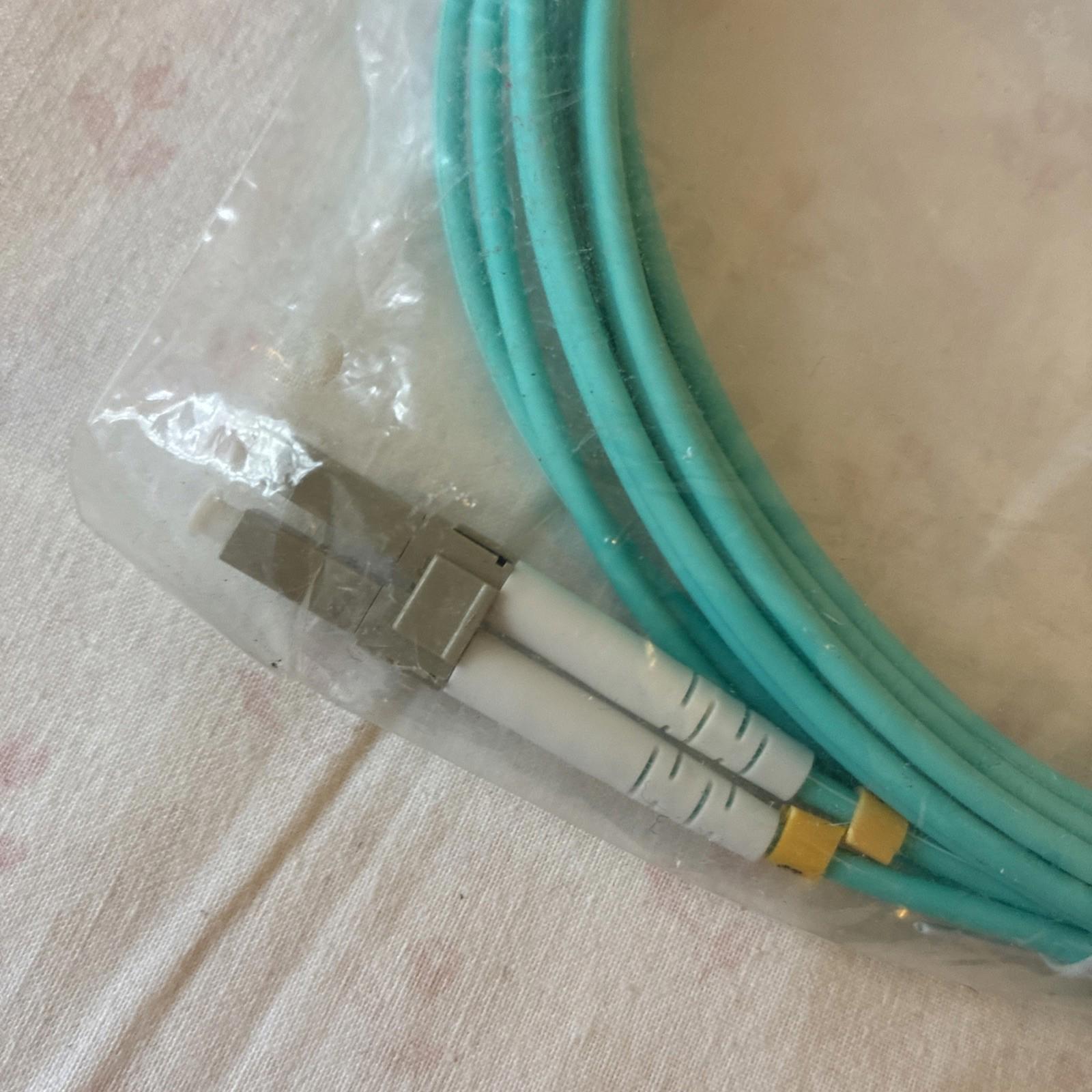 3m OM3 Fibre Optic Cable LC to LC Duplex Network Lead MM  Patch LSZH Cable