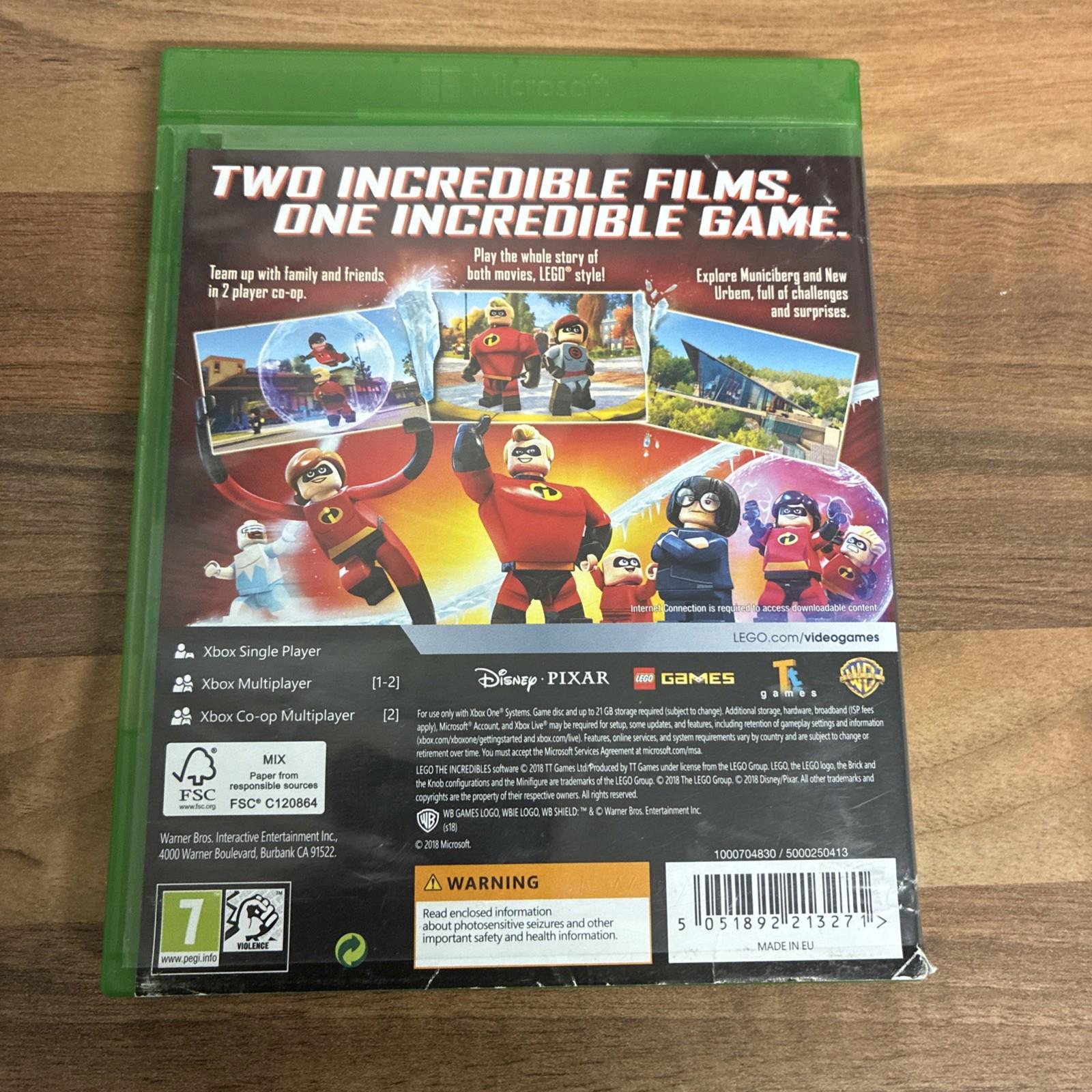 LEGO Disney Pixar the Incredibles Microsoft Xbox One Video Game