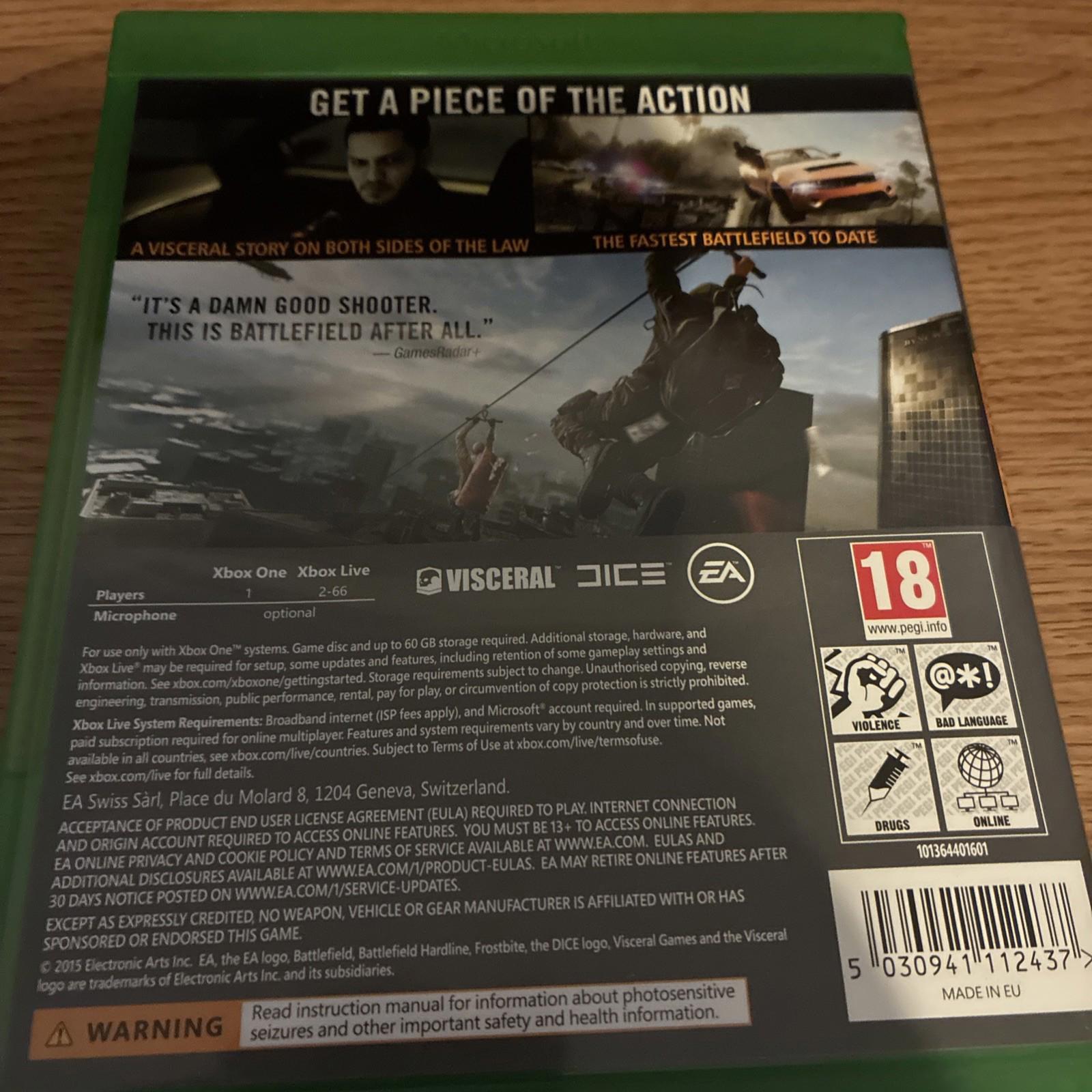 Battlefield: Hardline (Microsoft Xbox One, 2015)