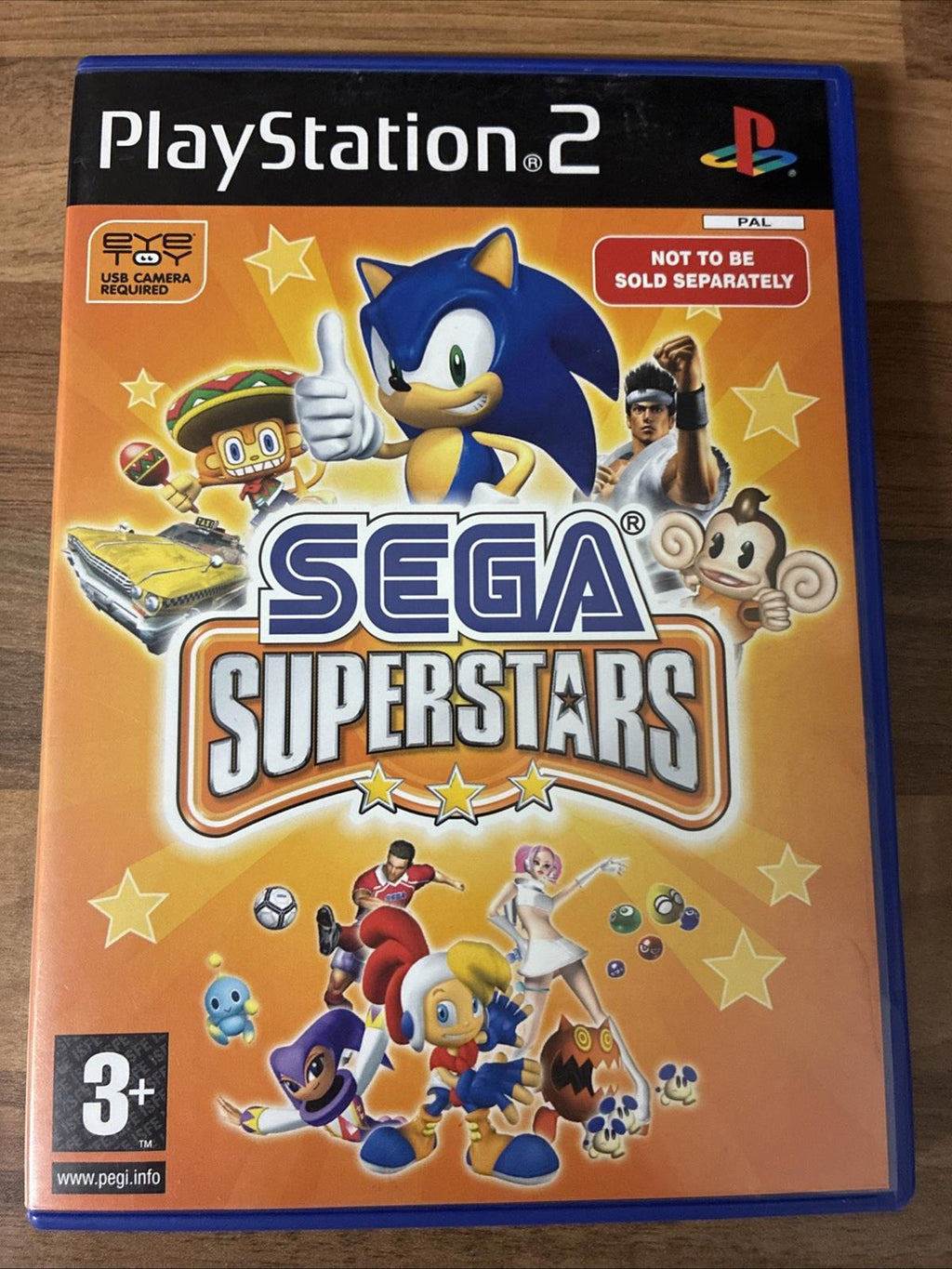 SEGA Superstars  (Sony PlayStation 2, 2008) - European Version Disc Mint