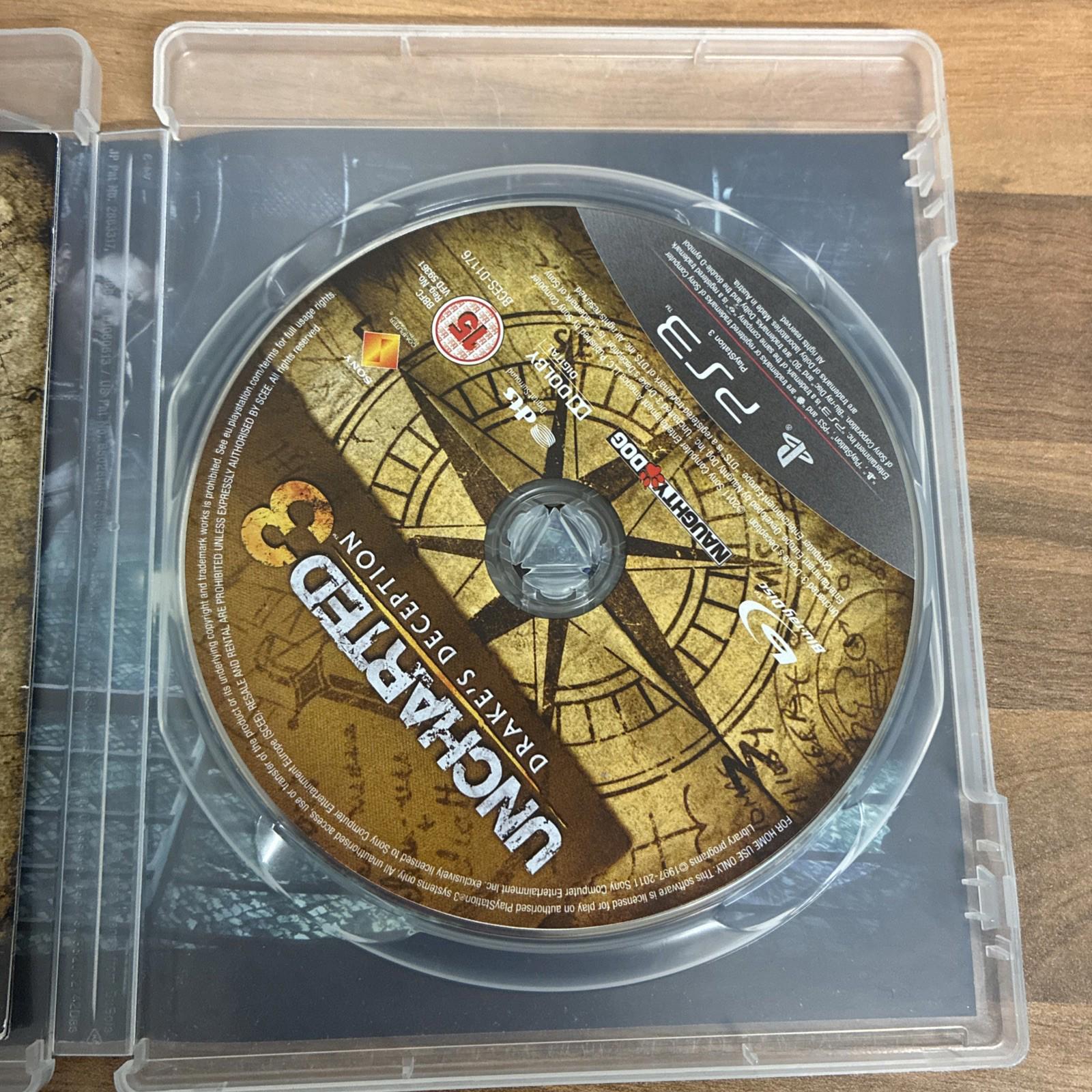 Uncharted 3 Drake's Deception Sony PlayStation 3 Ps3 Game