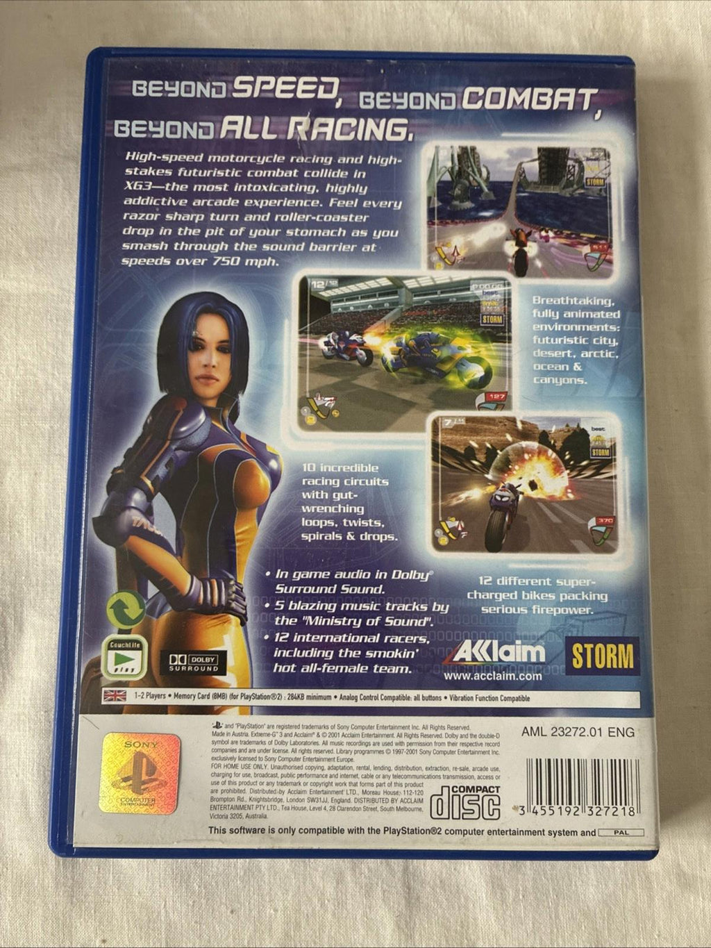 Extreme G Racing Association (Sony PlayStation 2, 2003) - UK Version In Good Con