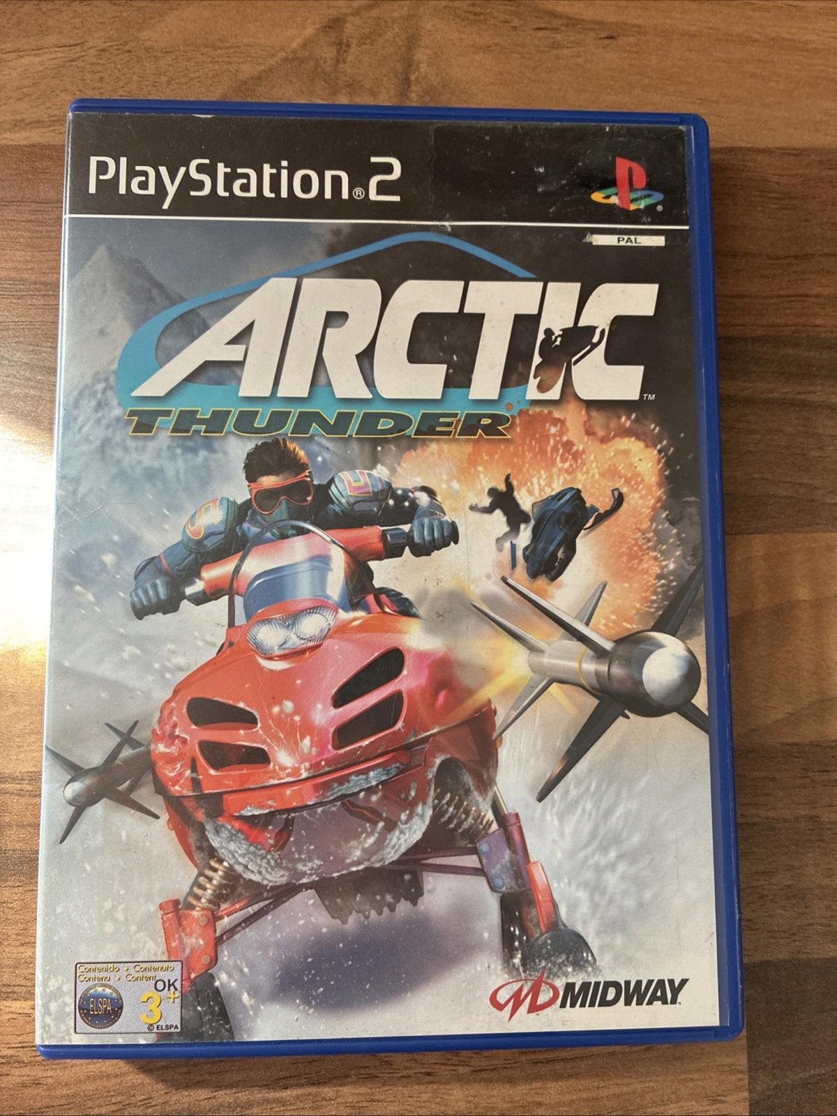 Arctic Thunder (Sony PlayStation 2, 2001) Complete With Manual Mint