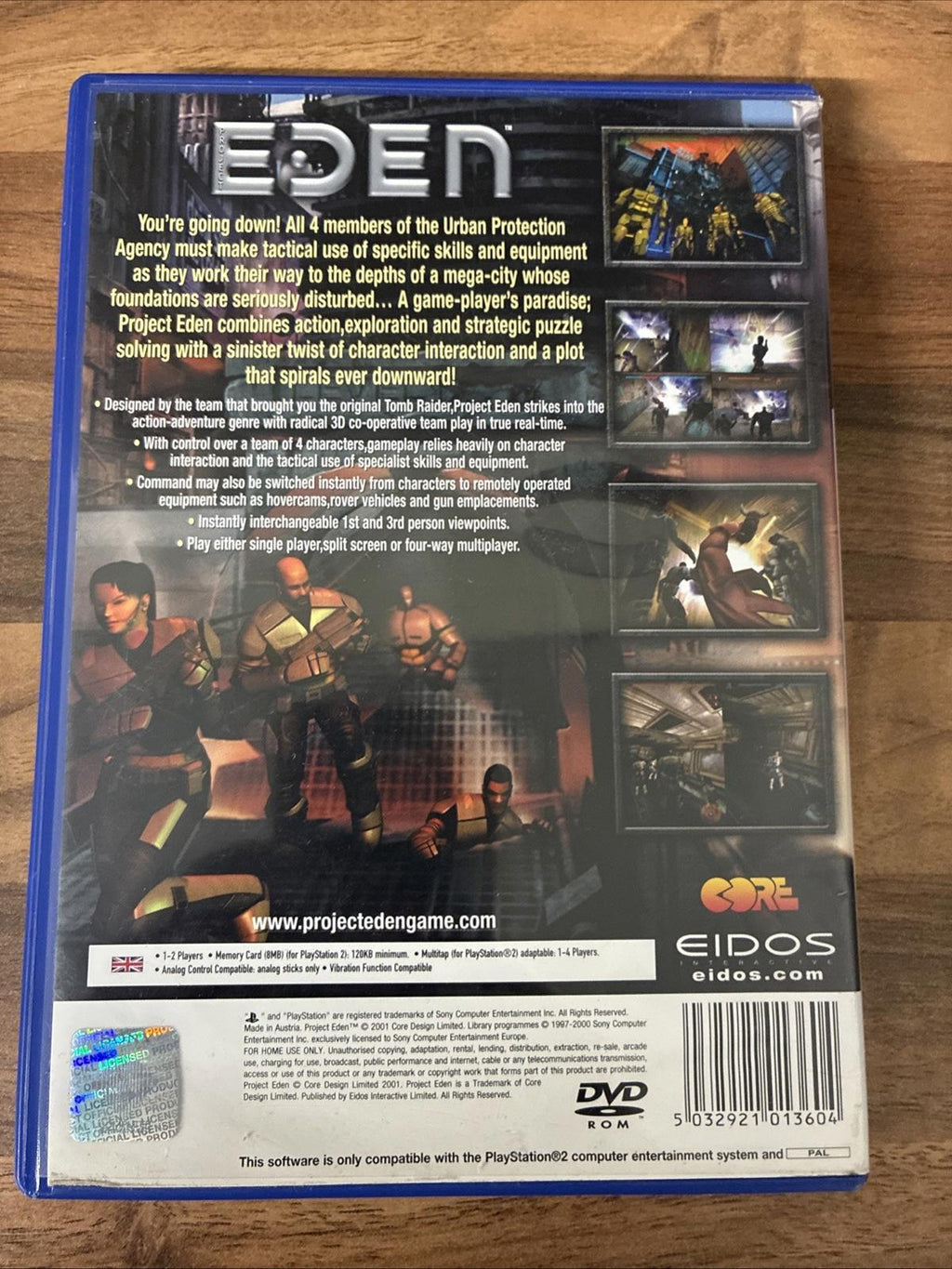 Project Eden (Sony PlayStation 2, 2001) - European Version