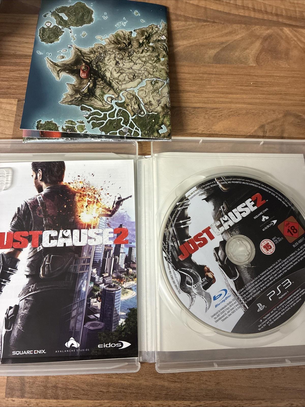 Just Cause 2 With/map Manual (Sony PlayStation 3, 2010) - European Version Mint