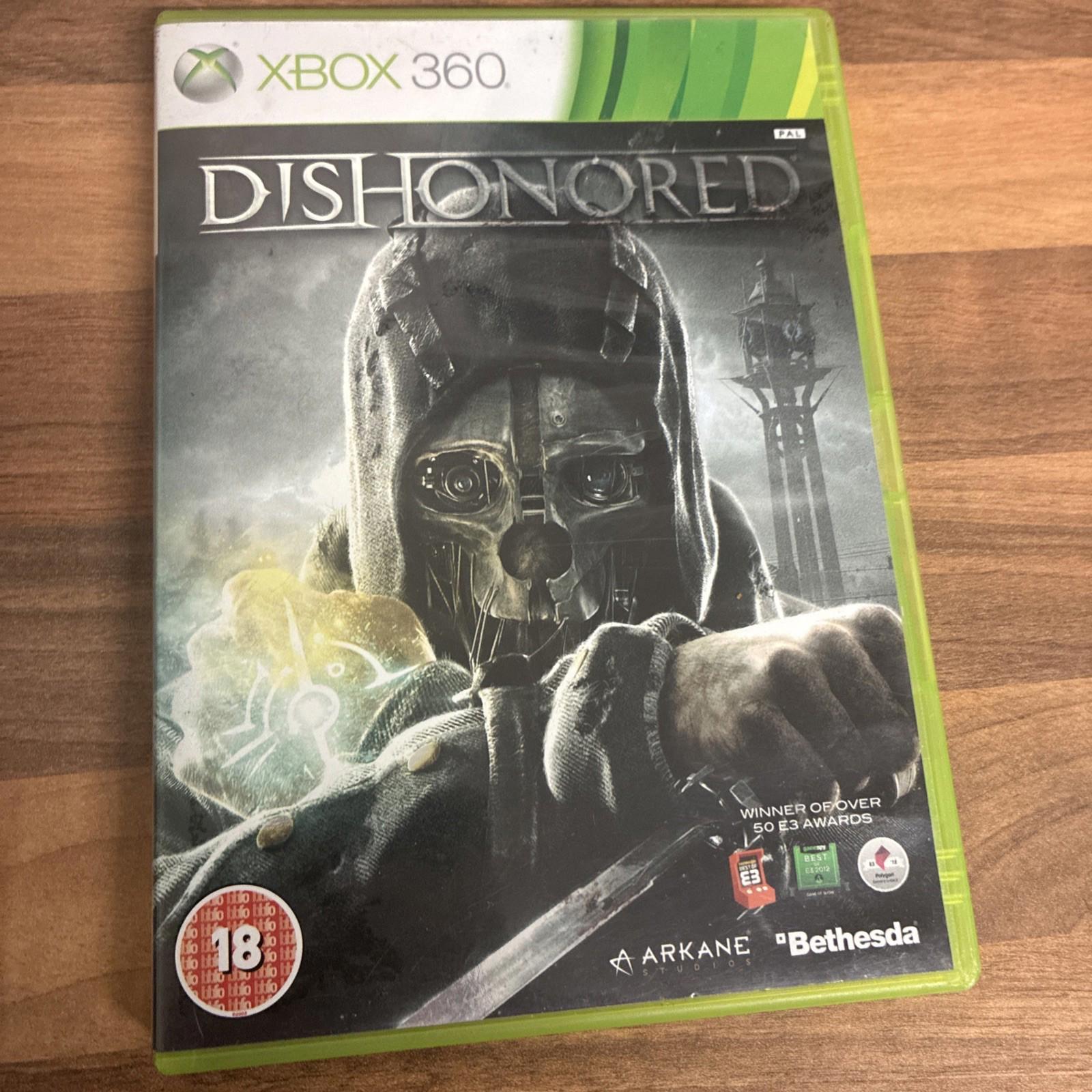 Dishonored (Microsoft Xbox 360, 2012 PAL) with Manual