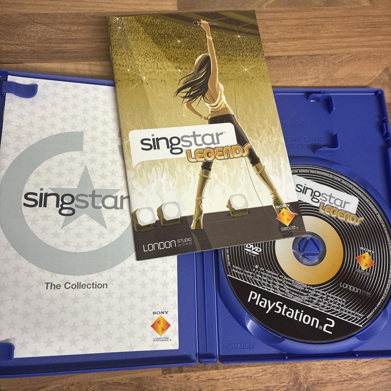 Singstar Legends PS2 (Sony PlayStation 2 mint condition Complete with Manual