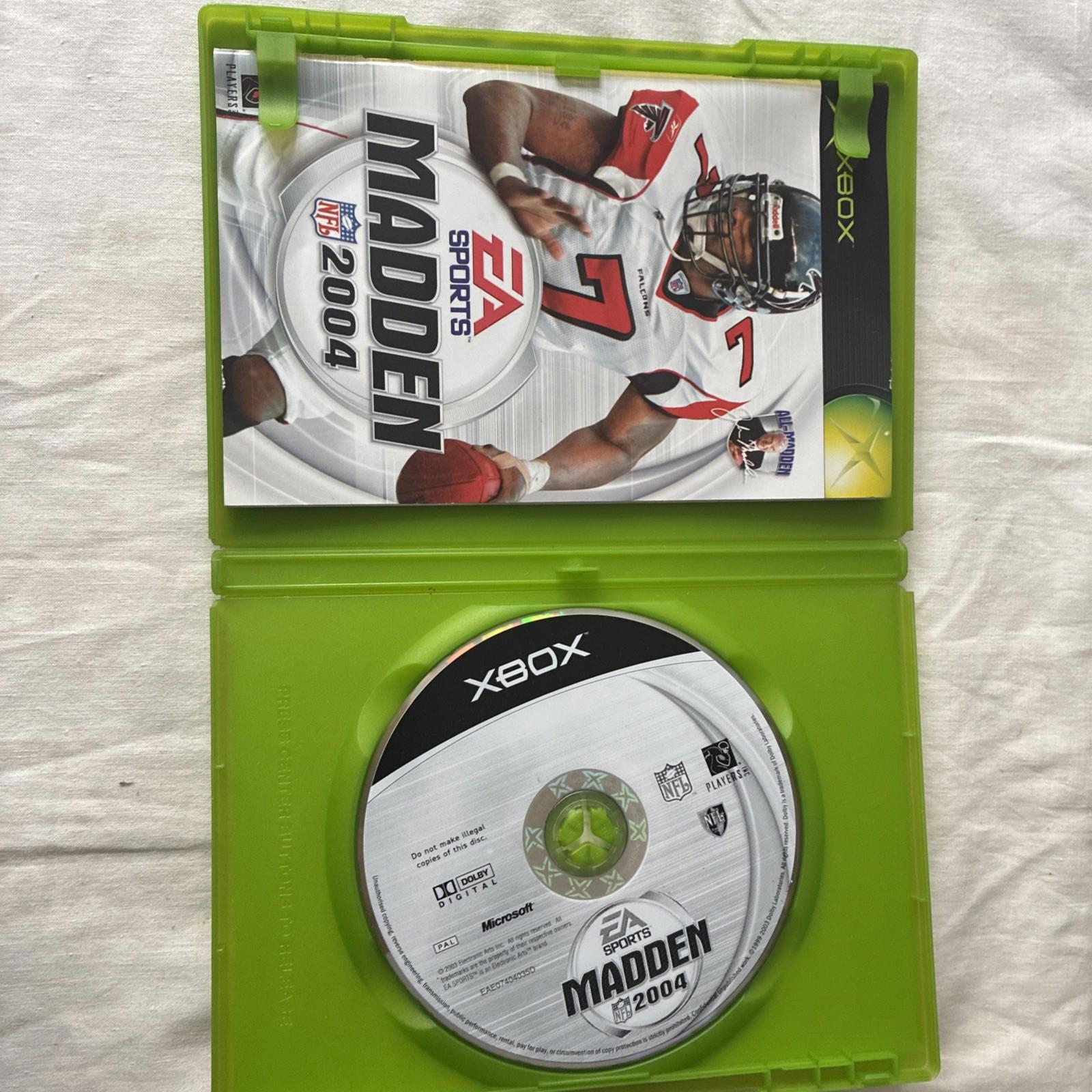 Madden NFL 2004 for xBox Game (Microsoft Xbox, 2003)