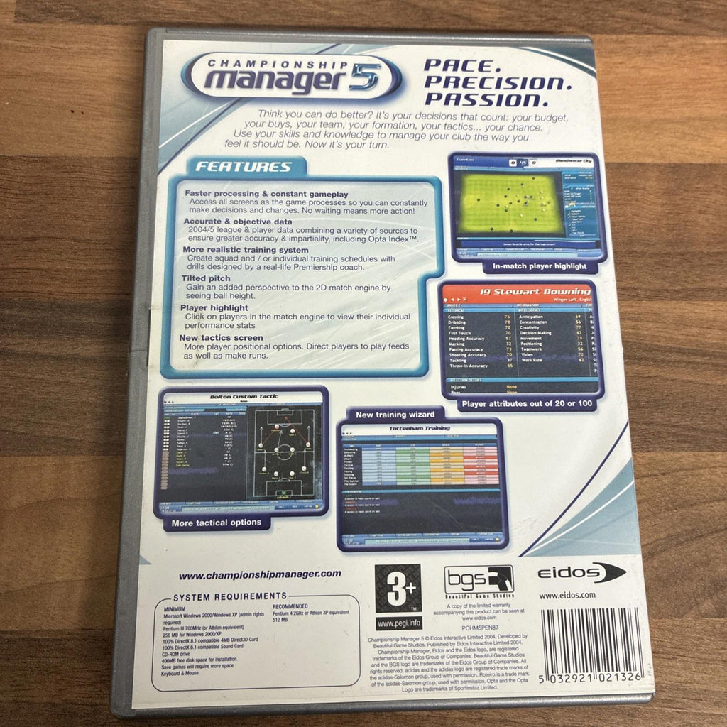 Championship Manager 5 (PC: Windows, 2004)
