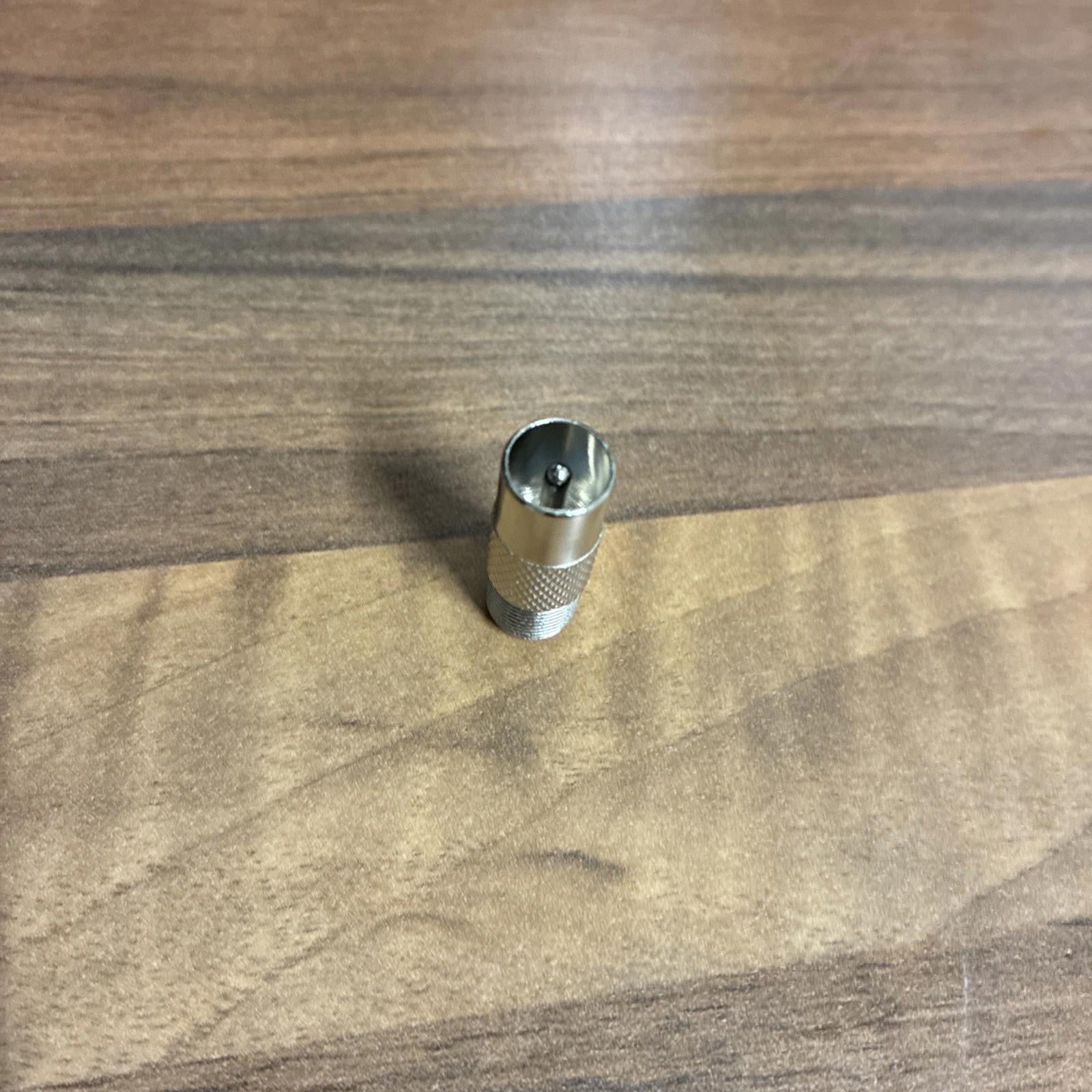 Satellite to Coax Adapter F-Type Female Screw Cable to RF TV Aerial Coaxial Lead