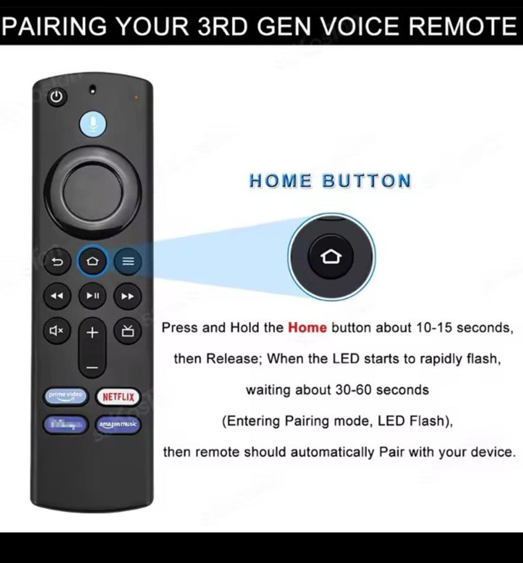 AMAZON FIRE STICK VOICE REMOTE CONTROL TV REPLACEMENT PRIME STICK 4K LITE