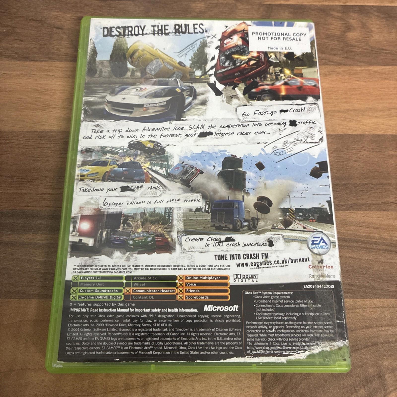 Burnout 3: Takedown - Xbox Original PAL Includes Manual