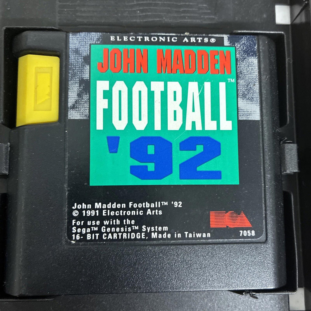 John Madden Football '92 Sega Mega Drive Complete with Manual