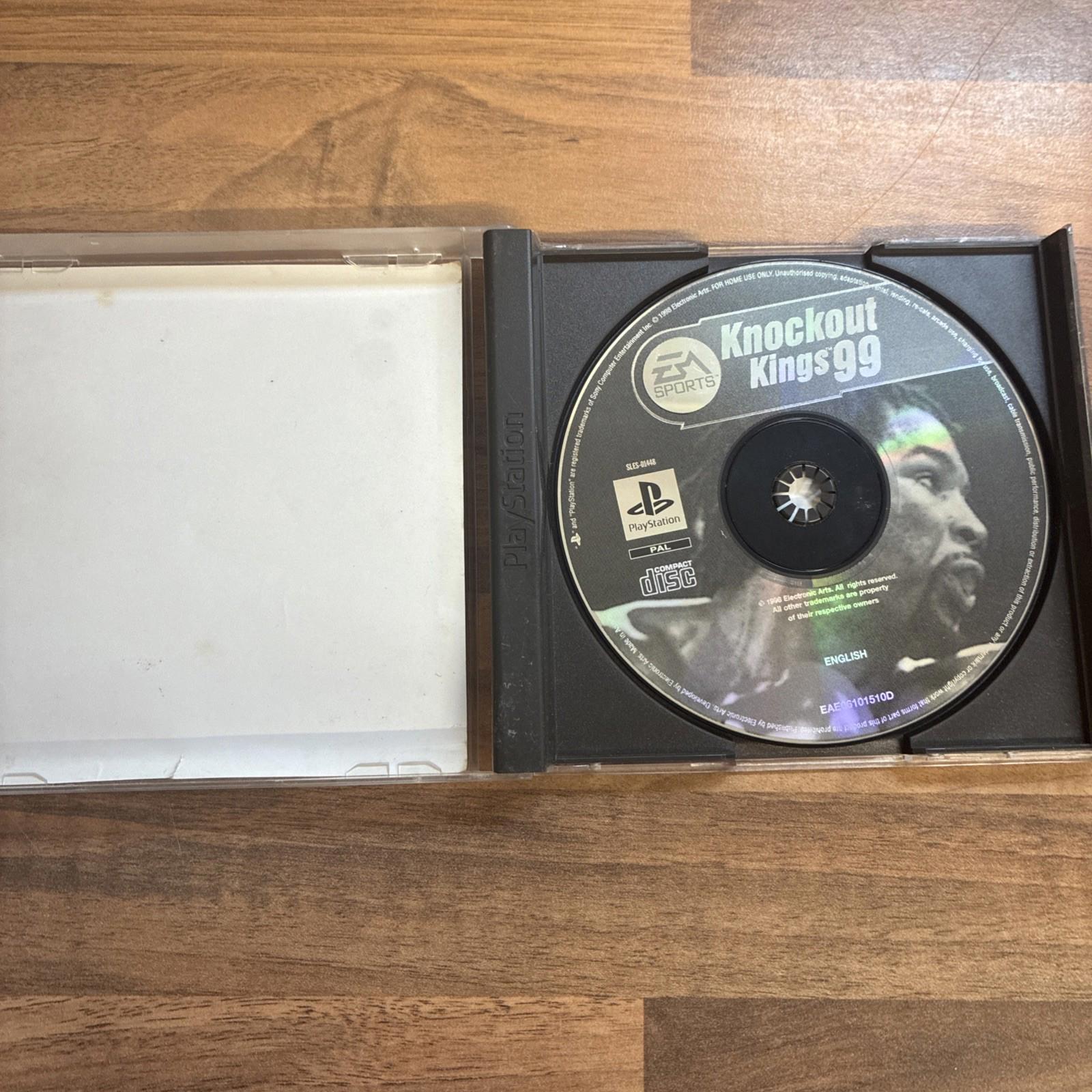 PlayStation : Knockout Kings 99 PlayStation 1 Game no manual includes front GC