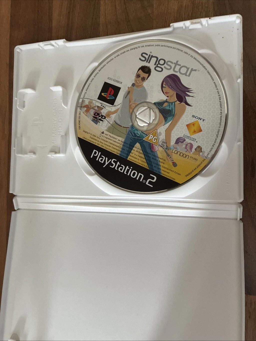 SingStar (Sony PlayStation 2 2007) PS2 Video Game No Manual Vgc