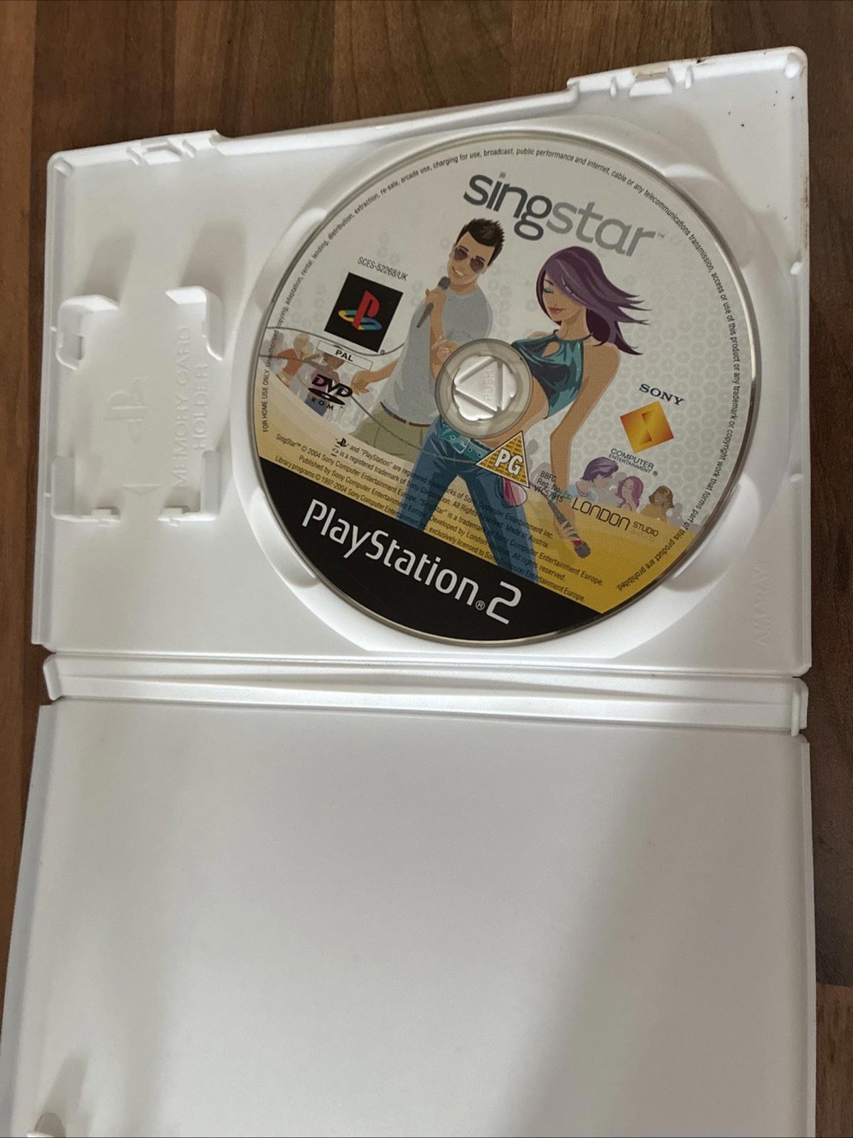 SingStar (Sony PlayStation 2 2007) PS2 Video Game No Manual Vgc