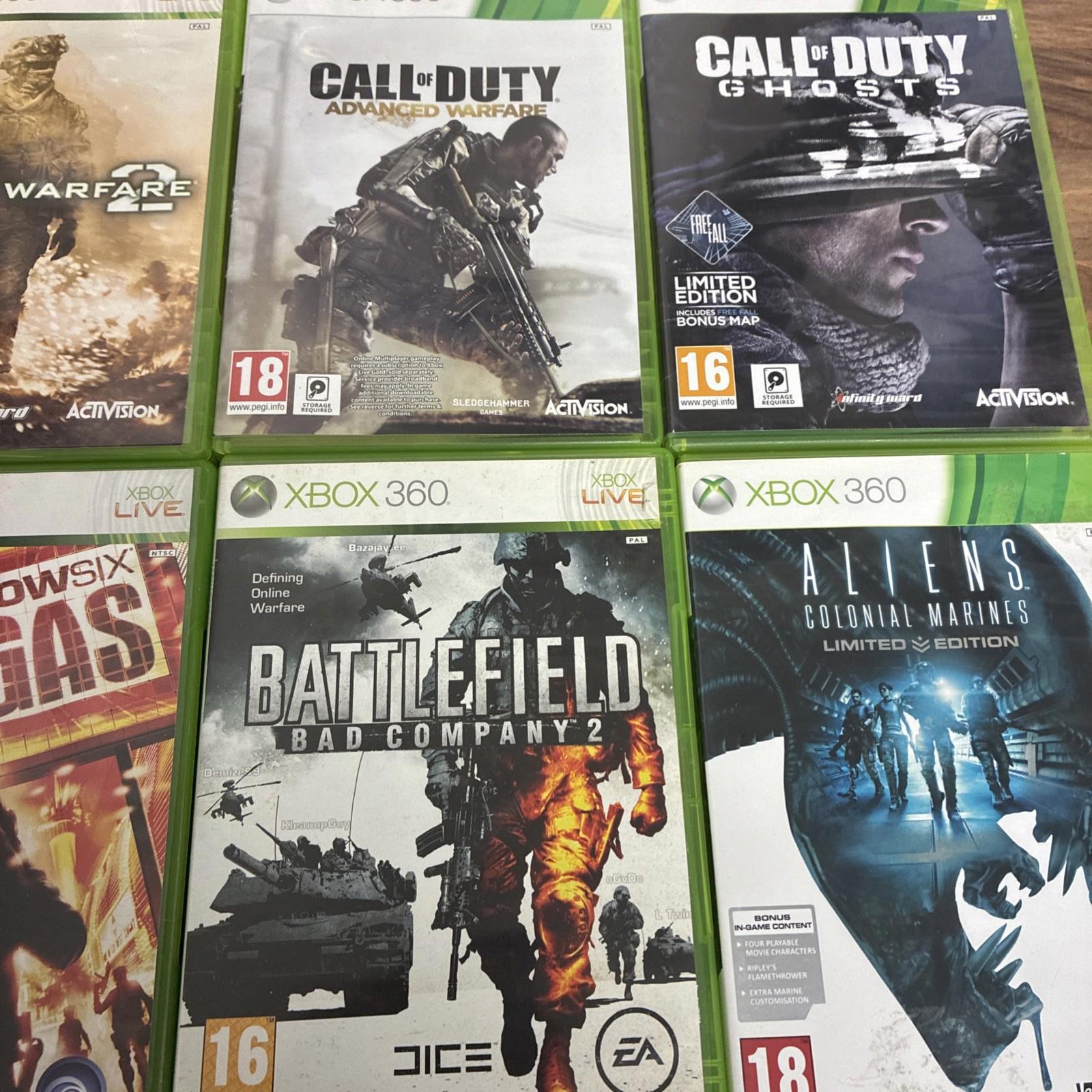 Joblot of Xbox 360 games - 8 game bundle Inc Call of duty,Destiny,battlefield