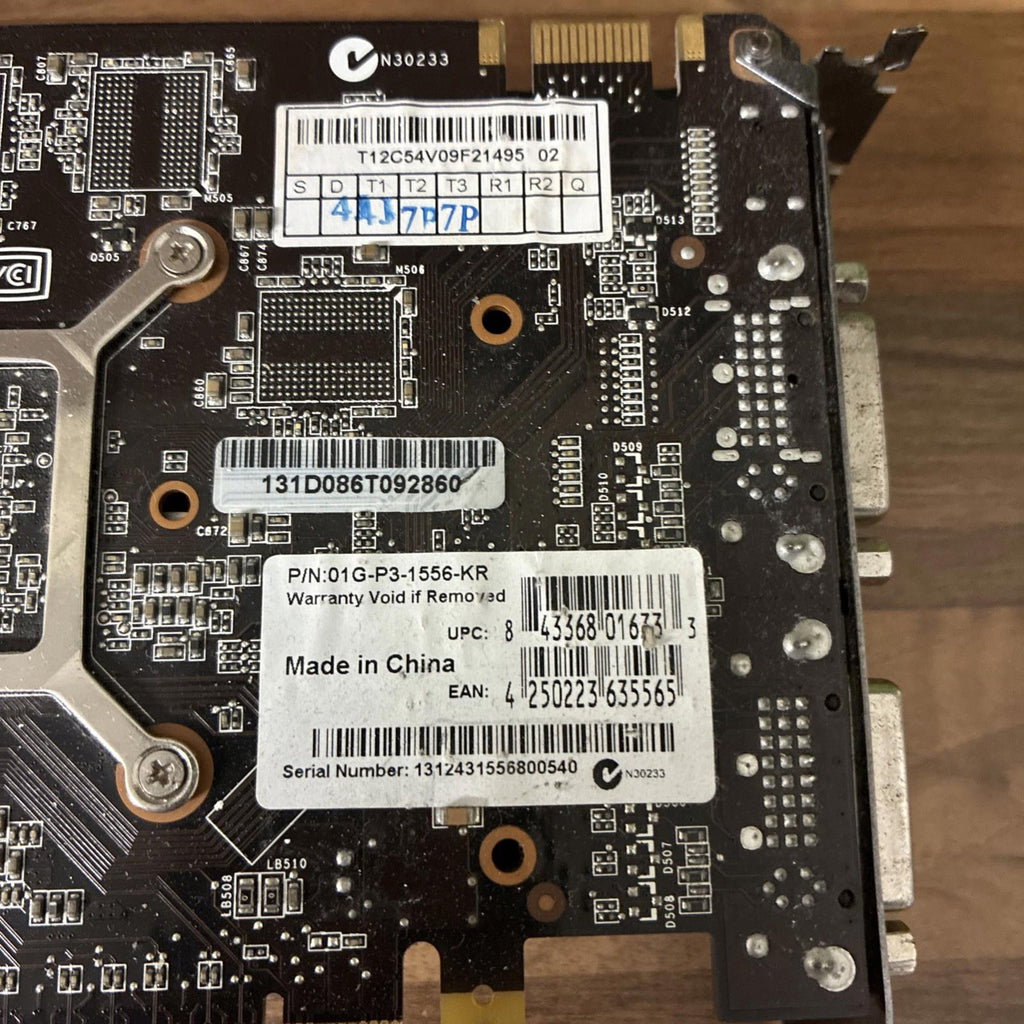 EVGA GeForce GTX 550 Ti (1024 MB)Graphics Card Working condition comes. HDMI