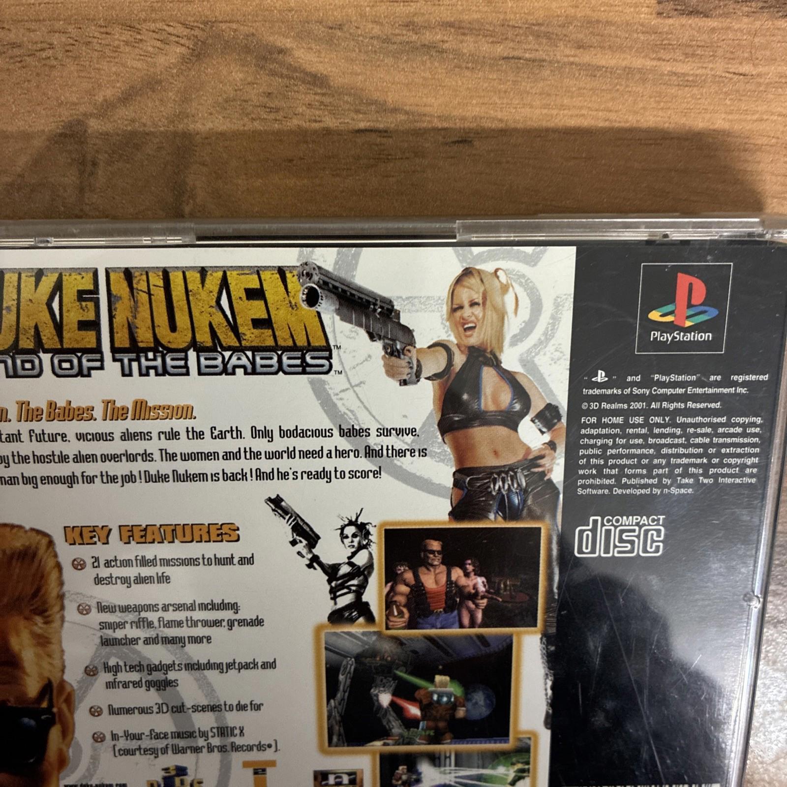 Duke Nukem Land of the Babes PS1 (COMPLETE) Sony PlayStation PAL PAL Near Mint!