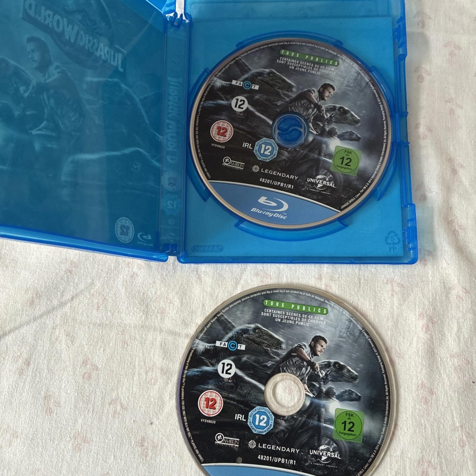 Jurassic World Blu-ray 2015